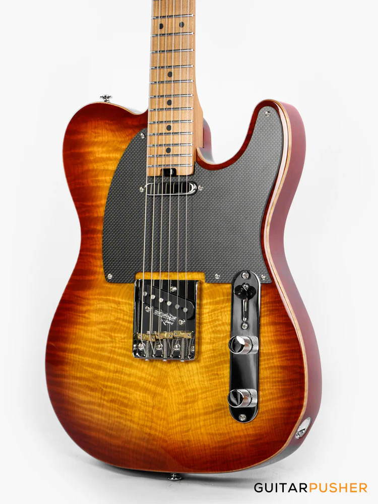 Soloking MT-1 FM Artisan with Solid Flame Top in Honeyburst - Image 8