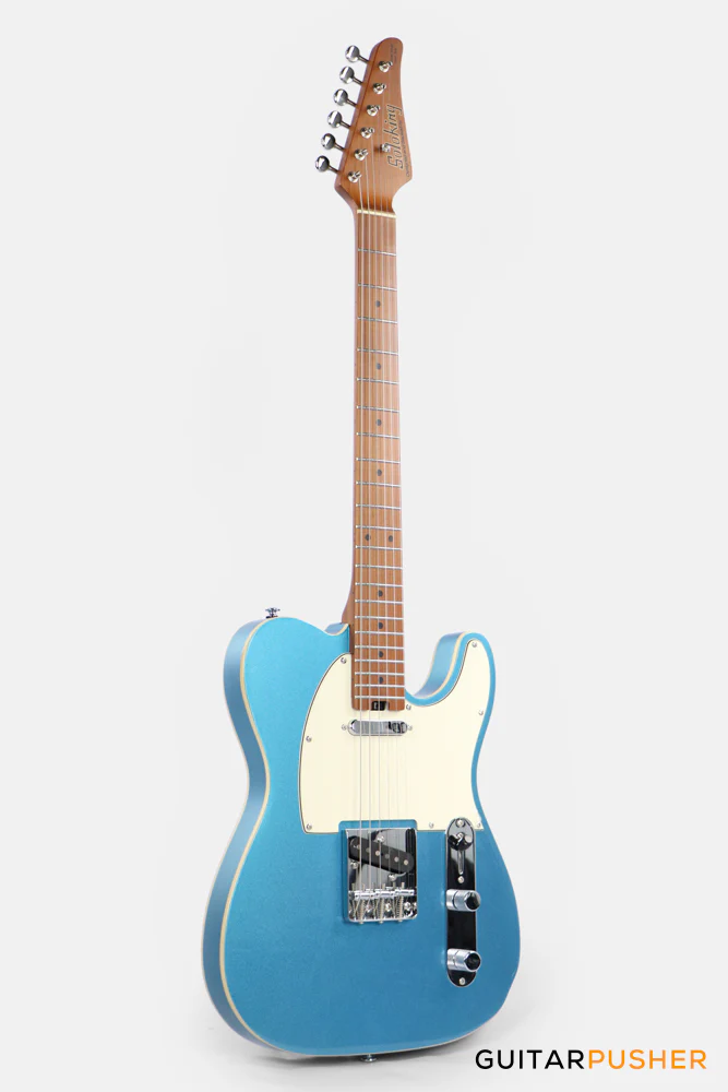 Soloking MT-1B Vintage MKII – Roasted Maple Neck in Tidepool - Image 4