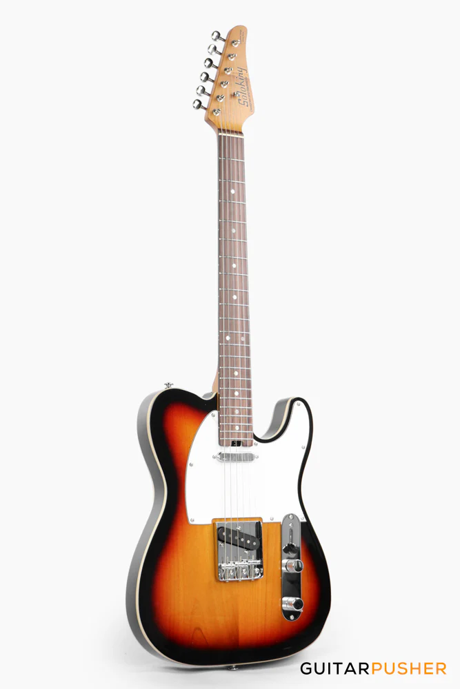 Soloking MT-1B Vintage MKII – Roasted Maple Neck Rosewood Board in 3 tone Sunburst - Image 3