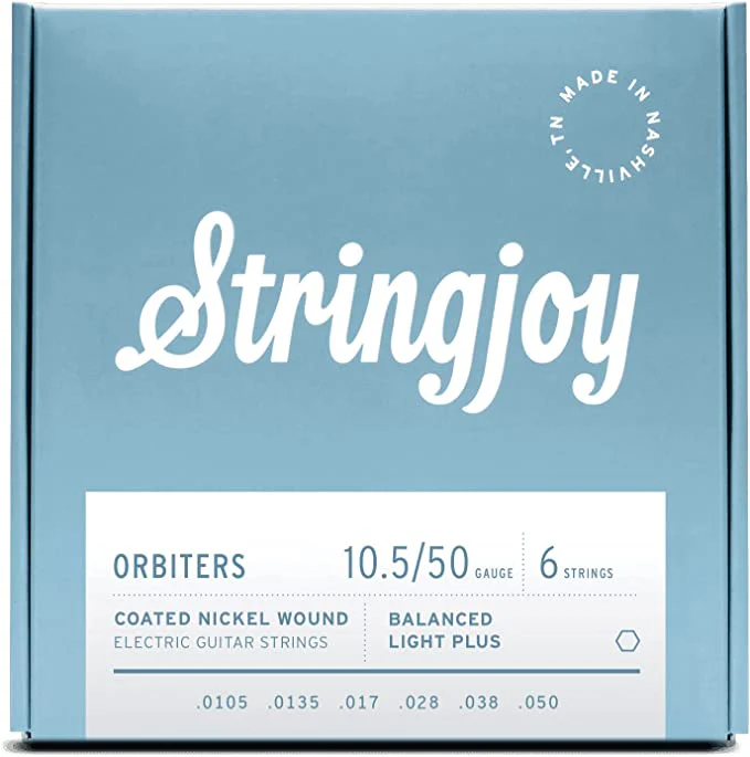 Stringjoy Orbiters Electric Guitar String Set - BALANCED 10.5s Light Plus (10.5 13.5 17 28 38 50) - Image 2