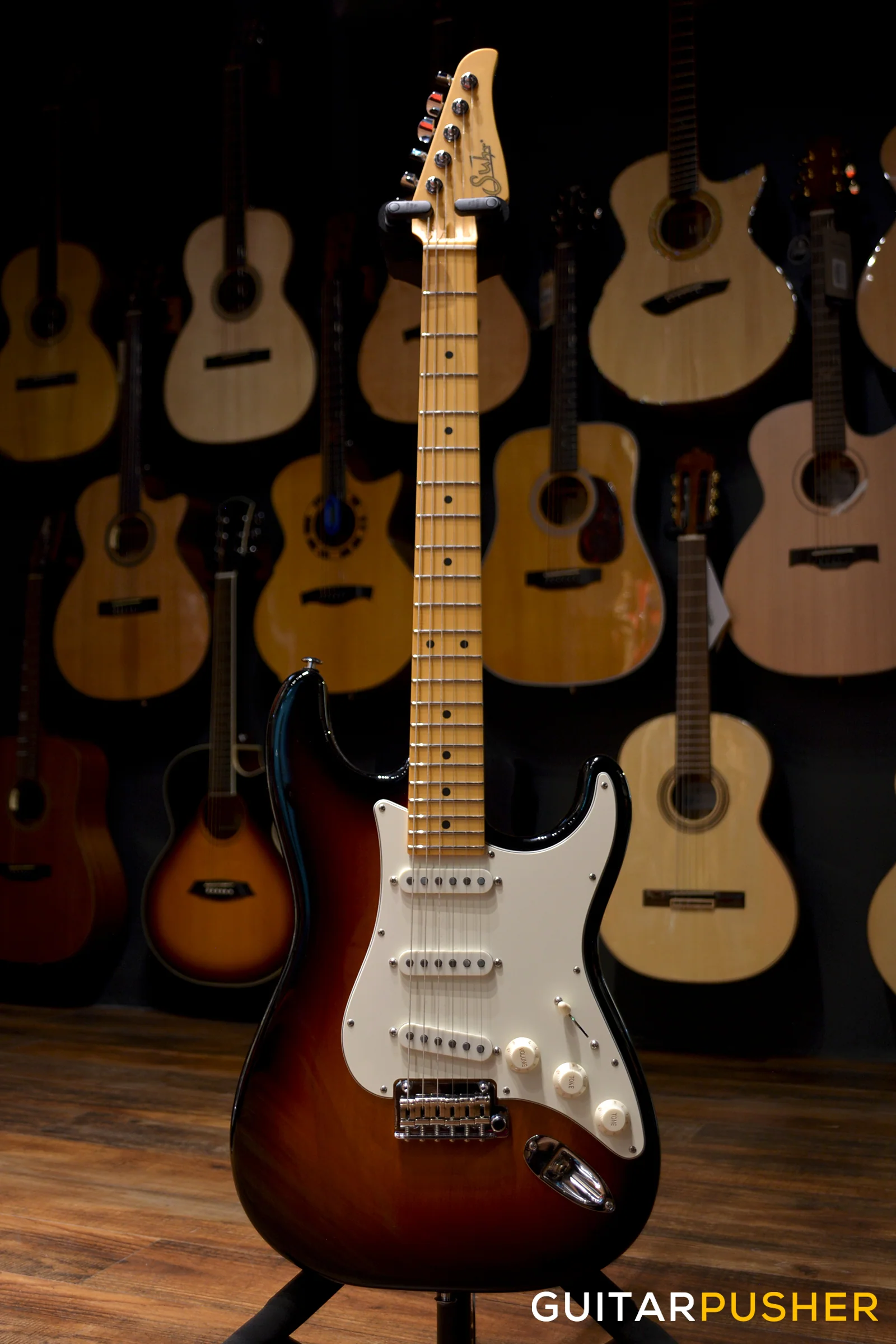 Suhr Classic S SSS Alder/Maple Electric Guitar - 3-Tone Burst - Image 2