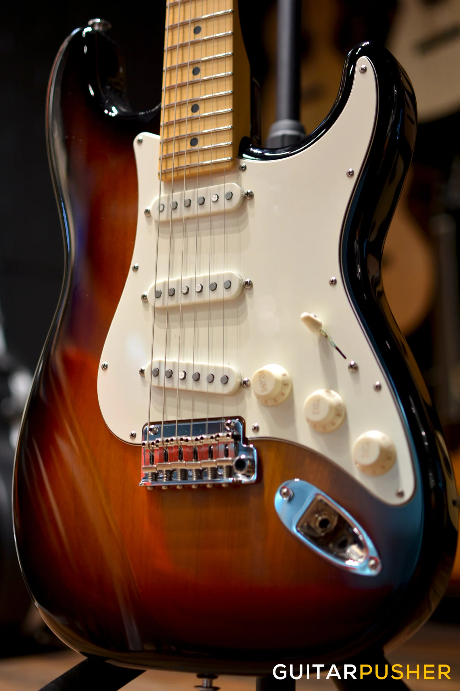 Suhr Classic S SSS Alder/Maple Electric Guitar - 3-Tone Burst - Image 3