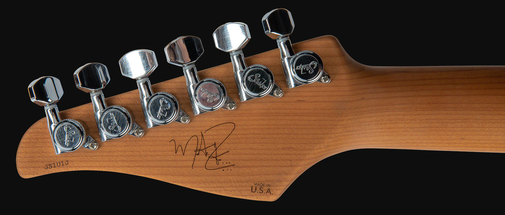 Suhr Mateus Asato Signature Classic S Electric Guitar - Black - Image 6