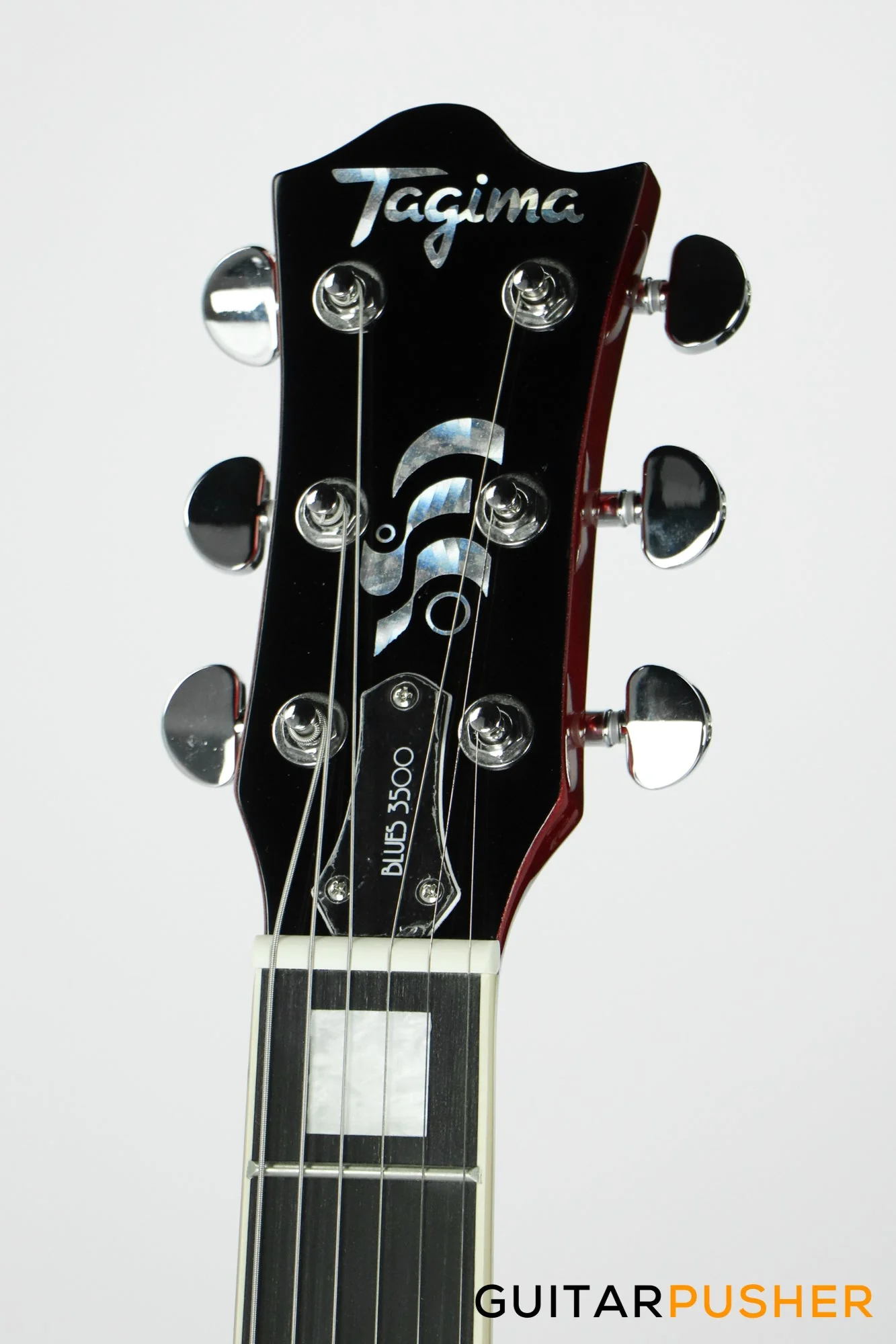 Tagima Blues 3500 Flamed Maple Top Semi-Hollow Electric Guitar - Vintage Sunburst - Image 6