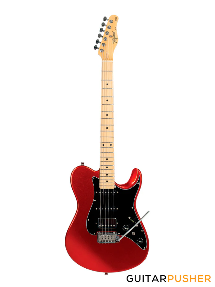 Tagima Brazil Series T-930 HSS T-Style Electric Guitar (Metallic Deep Orange) Maple Fingerboard/Black Pickguard - Image 2