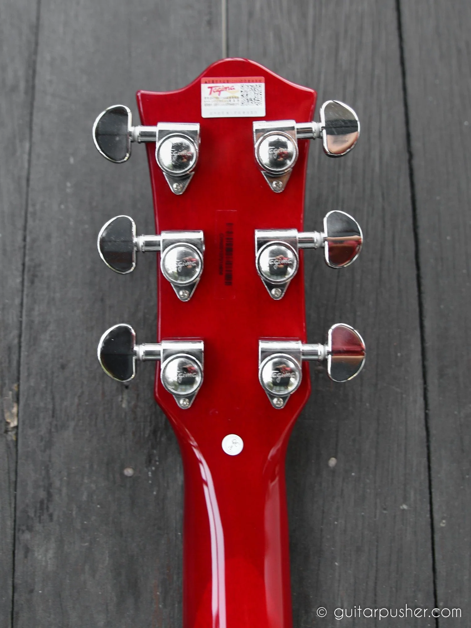 Tagima EG-535 Singlecut Electric Guitar - Cherry Sunburst - Image 11