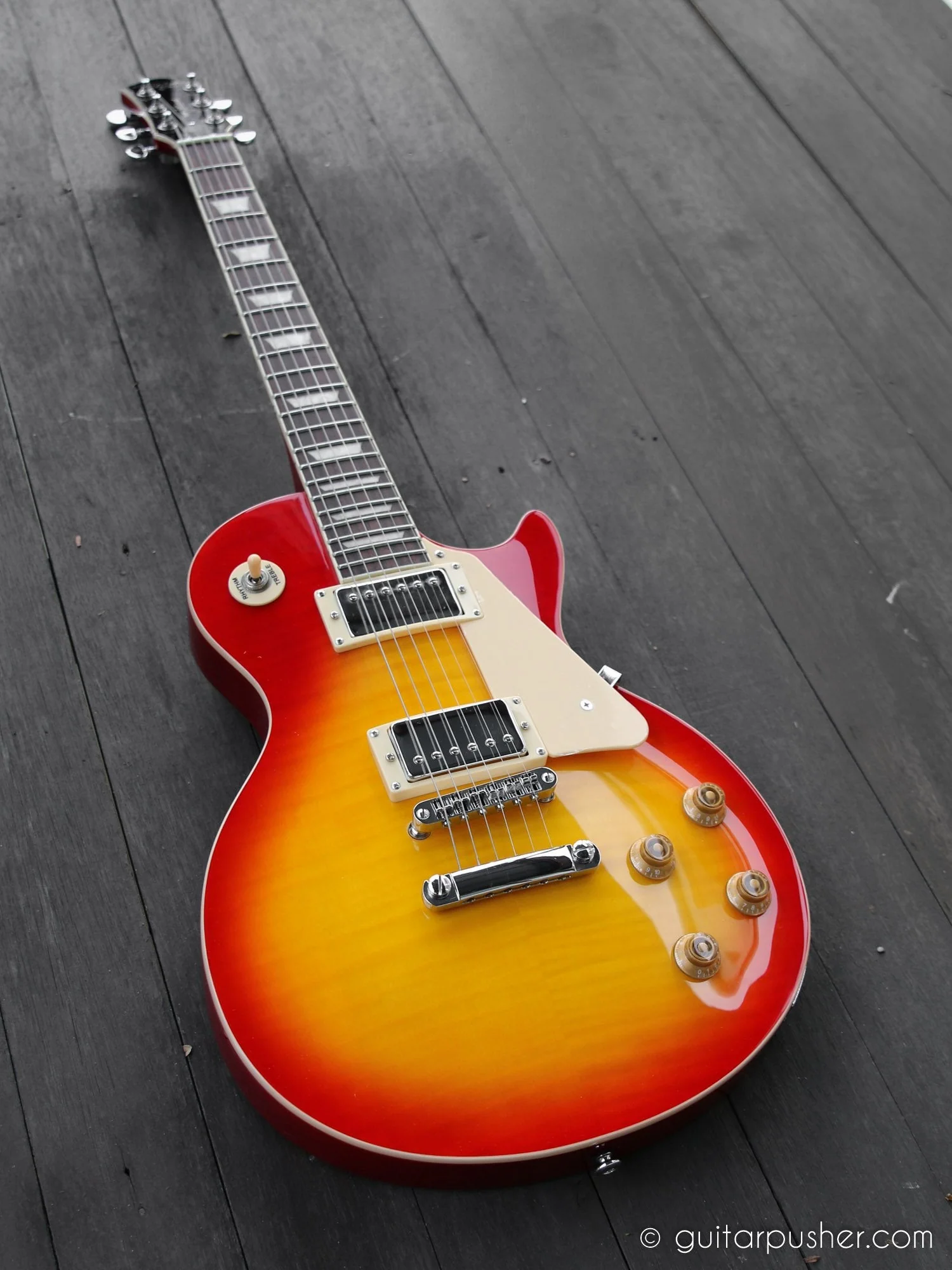 Tagima EG-535 Singlecut Electric Guitar - Cherry Sunburst - Image 6