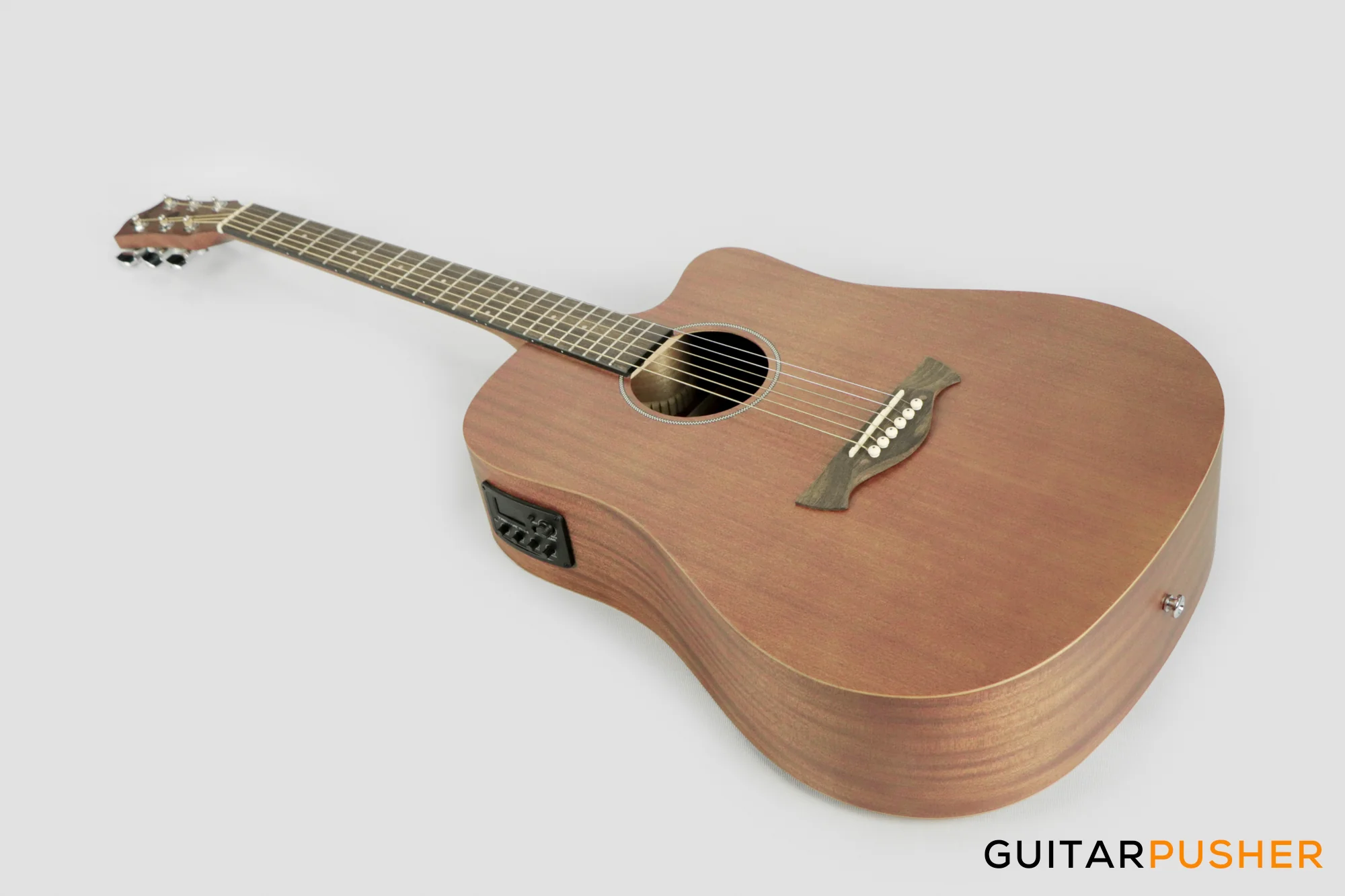 Tagima Kansas Mahogany Dreadnought Cutaway Acoustic-Electric Guitar - Natural - Image 10