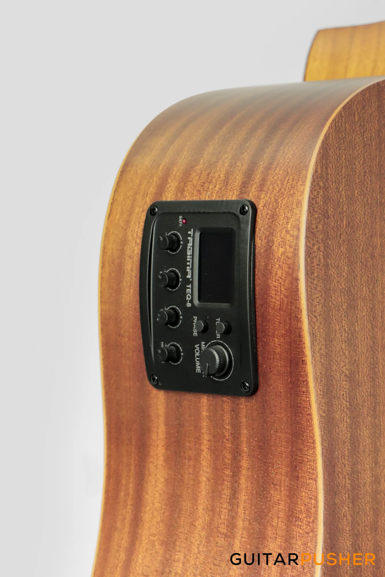 Tagima Kansas Mahogany Dreadnought Cutaway Acoustic-Electric Guitar - Natural - Image 6