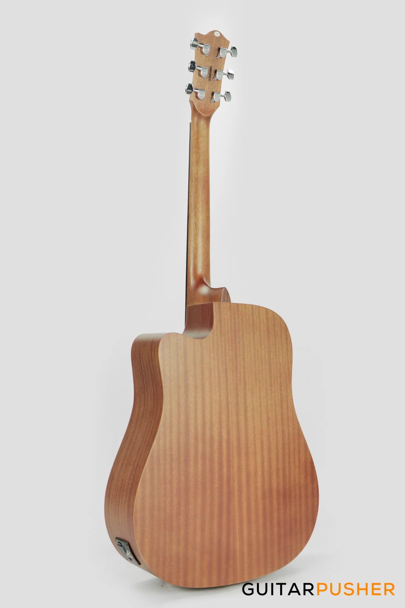 Tagima Kansas Mahogany Dreadnought Cutaway Acoustic-Electric Guitar - Natural - Image 7