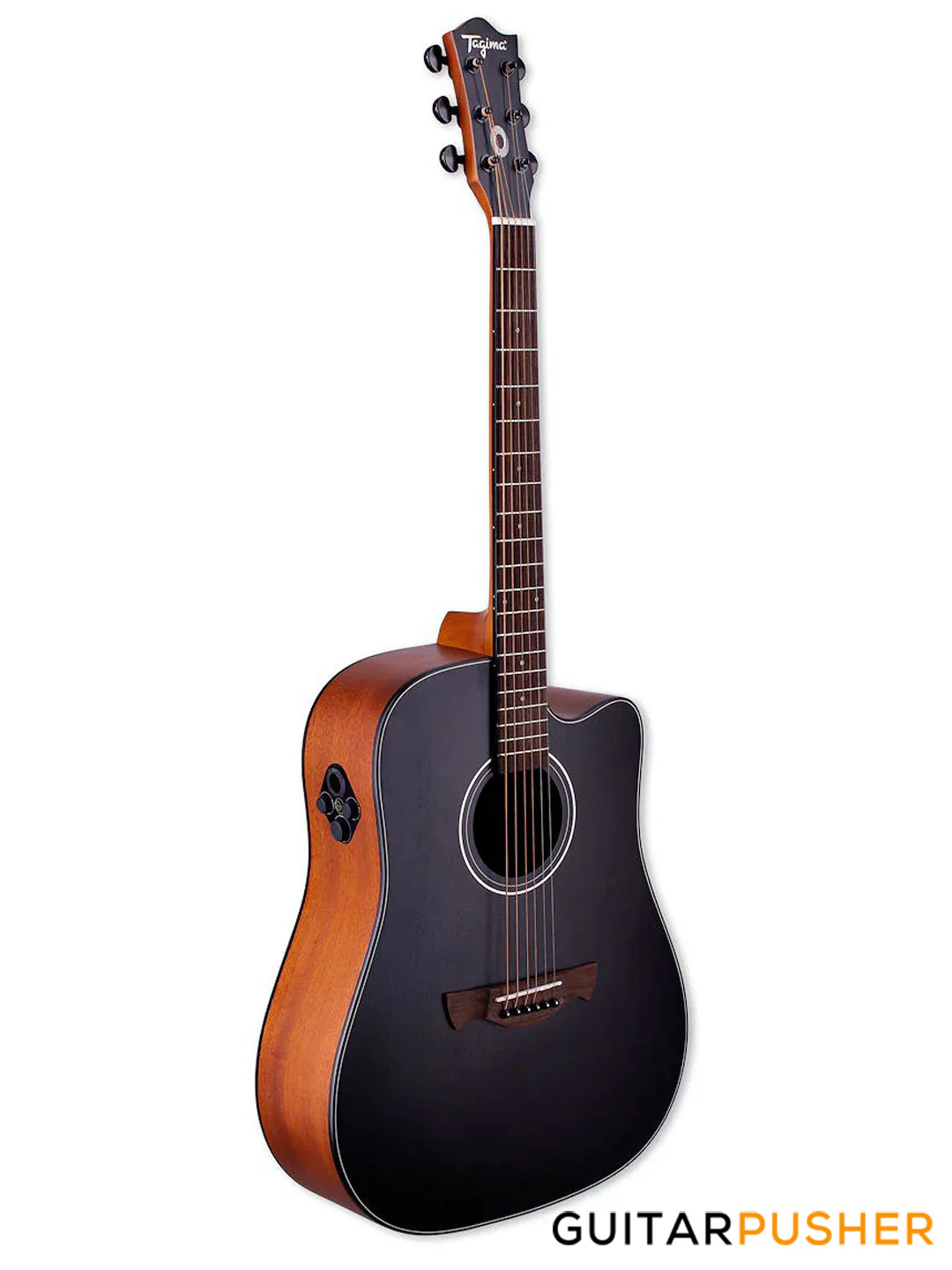 Tagima Metropolis EQ Spruce/Sapele Acoustic-Electric Guitar - Black Open Pore - Image 2