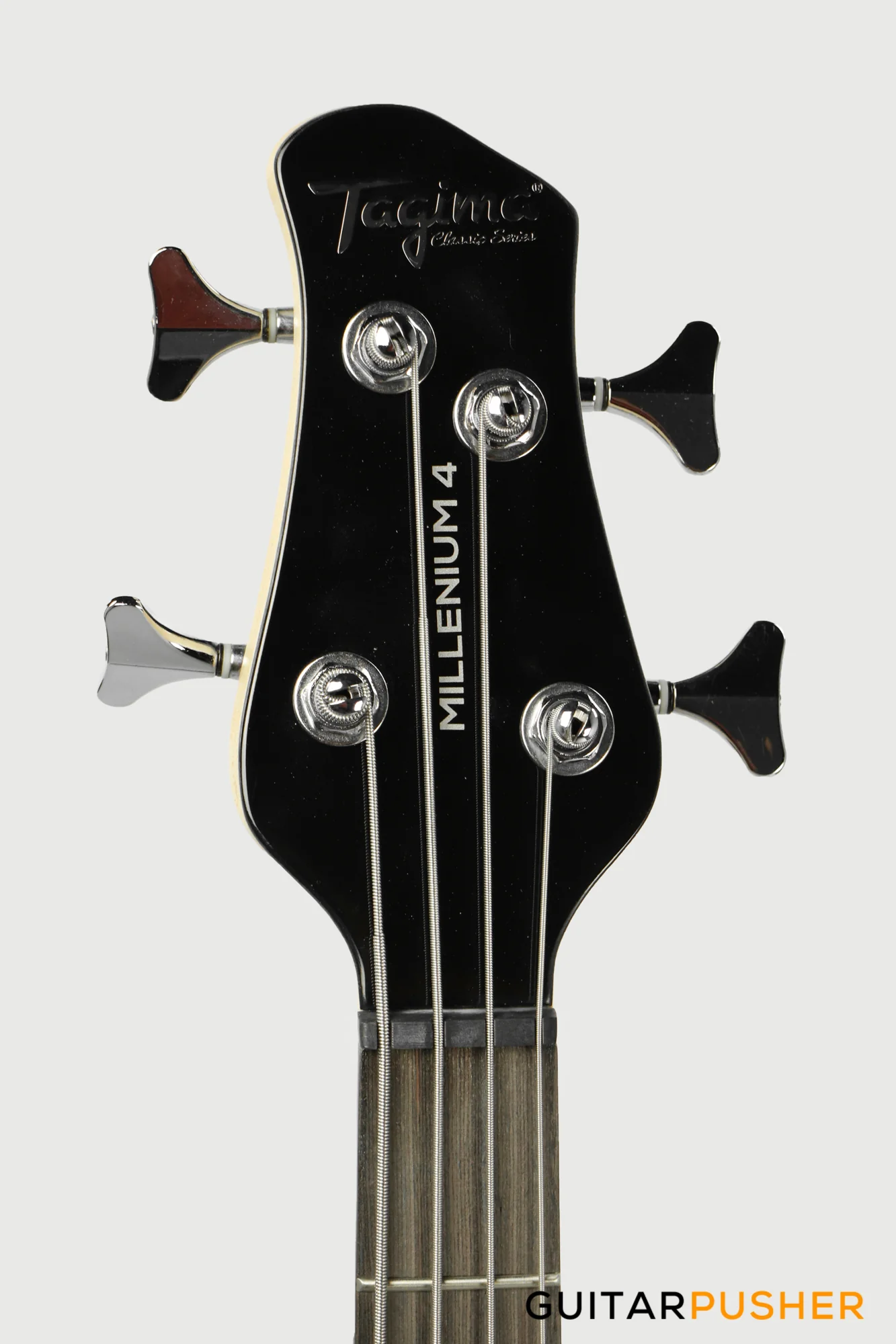 Tagima Millenium Coda 4-string Bass with Active EQ - Gloss Black - Image 5