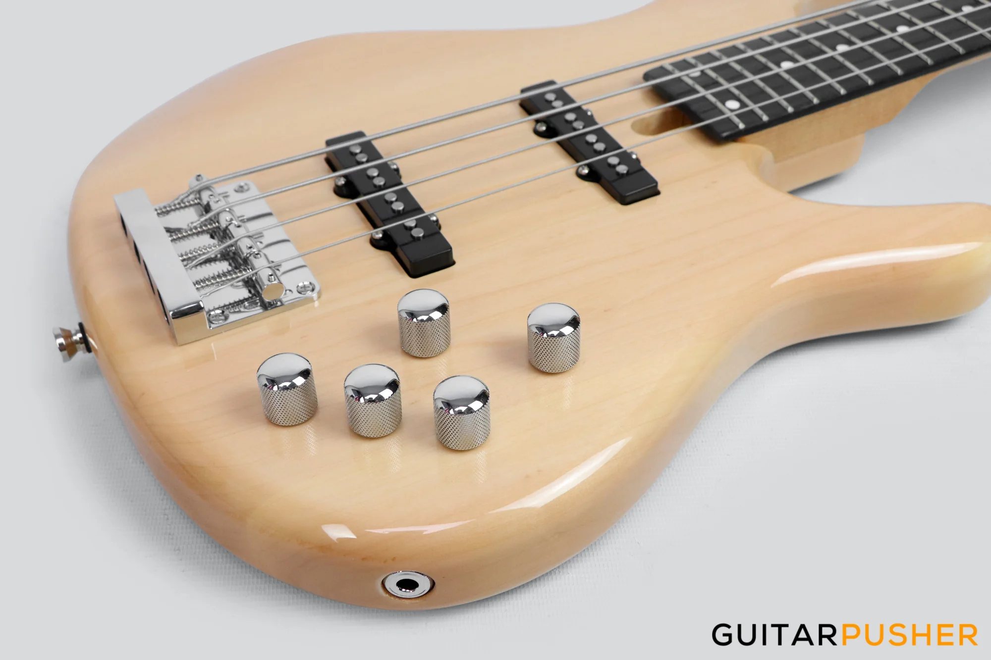 Tagima Millenium Coda 4-string Bass with Active EQ - Natural - Image 10