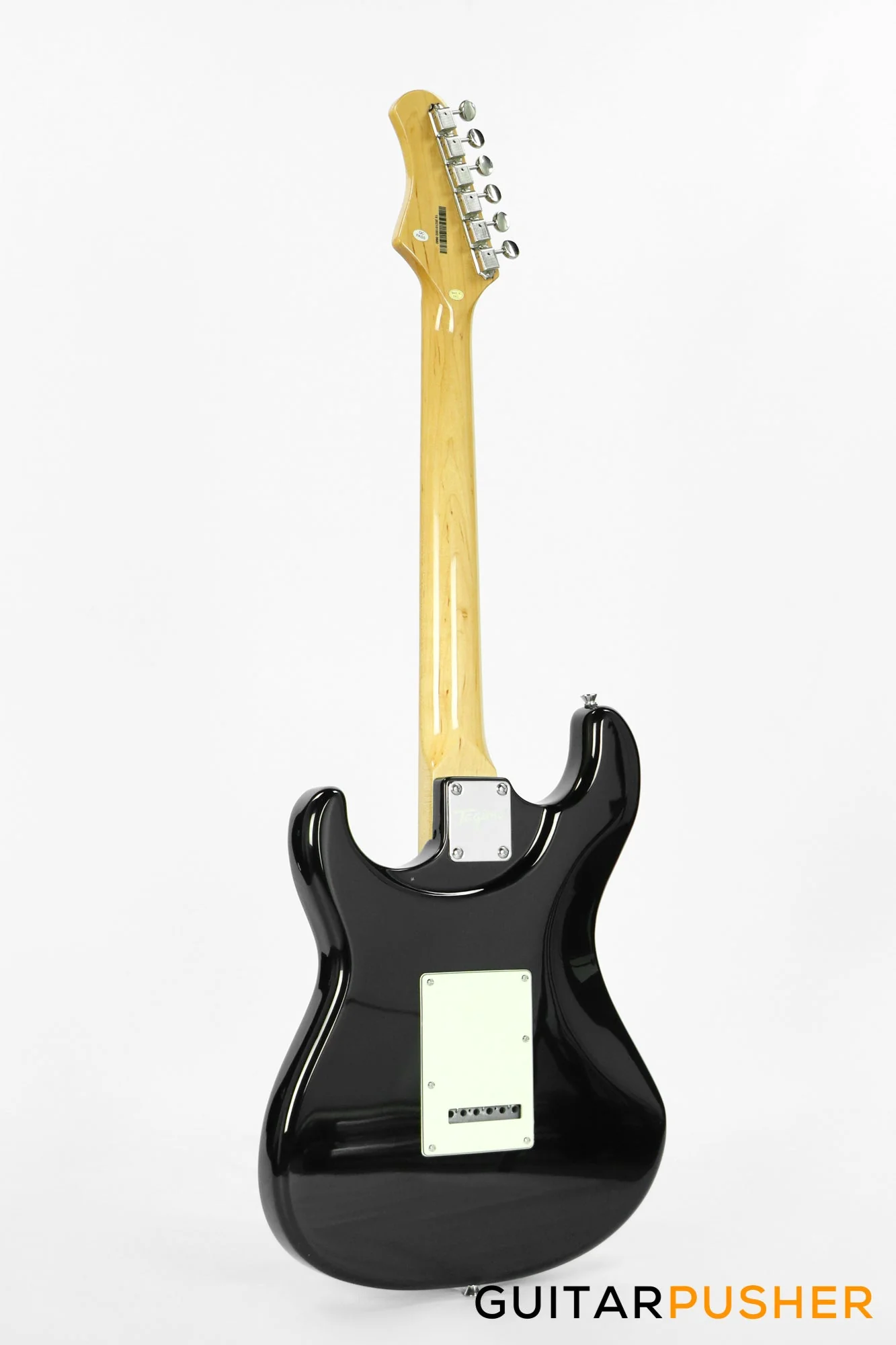 Tagima New T-635 Classic Series S Style Electric Guitar - Black (Rosewood Fingerboard/Tortoise Shell Pickguard) - Image 3
