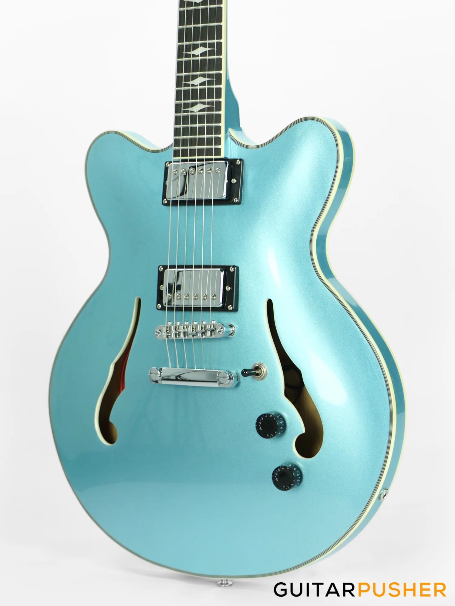 Tagima Seattle Semi Hollow Electric Guitar - Blue - Image 5