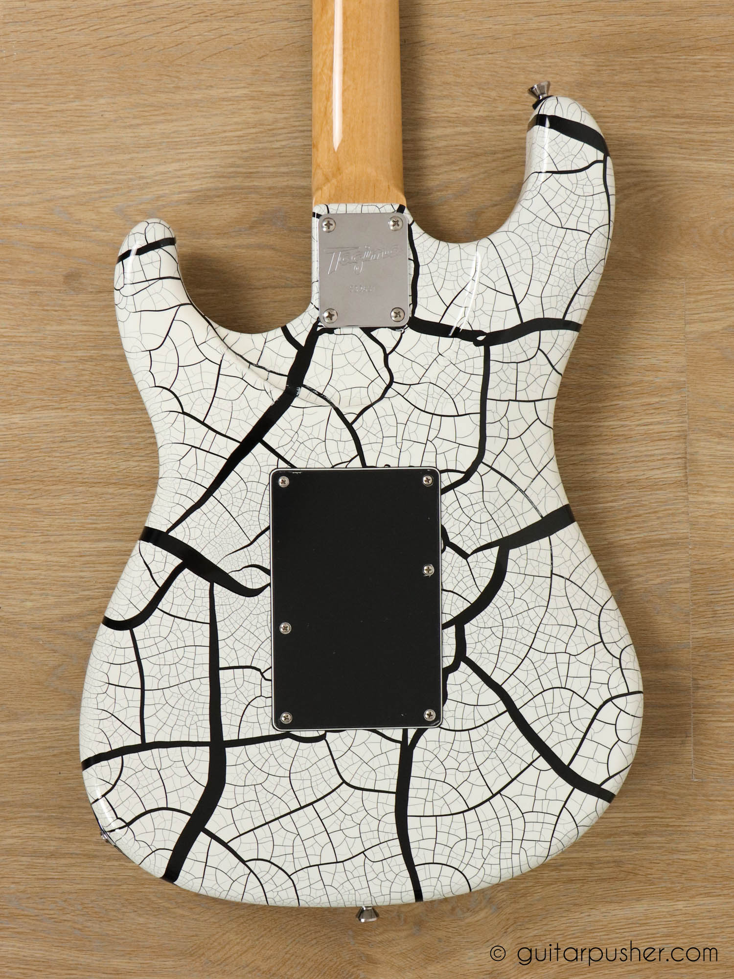 Tagima Signature Series JA-2 HSH S-Style w/ Gotoh Floyd Rose System - White Crack - Image 17