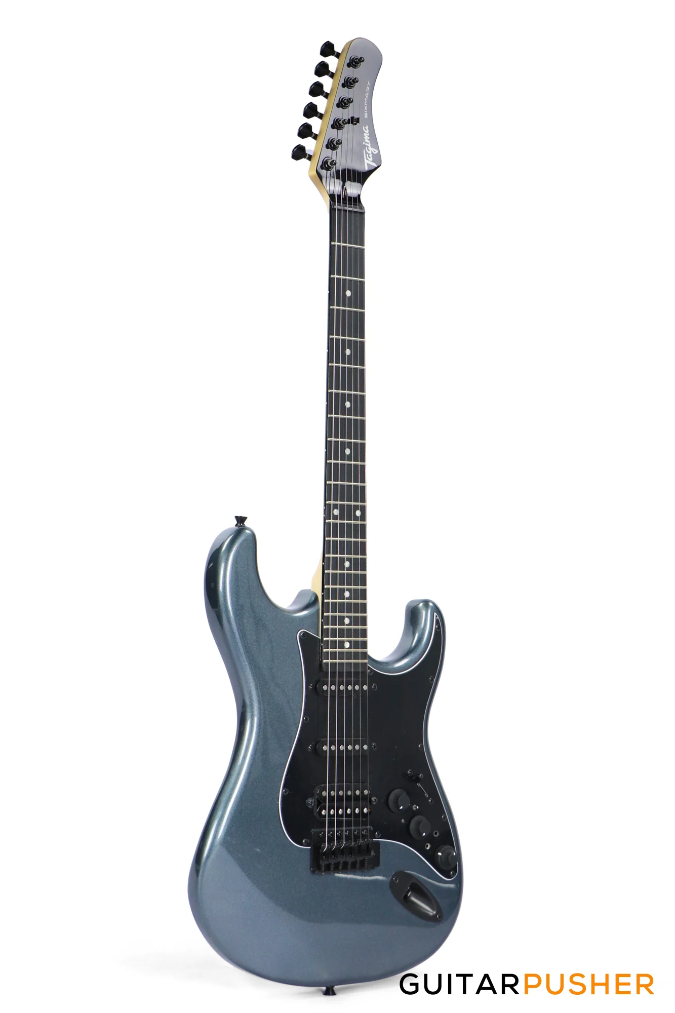Tagima Sixmart S-Style Classic Series HSS Electric Guitar - Metallic Dark Silver - Image 3