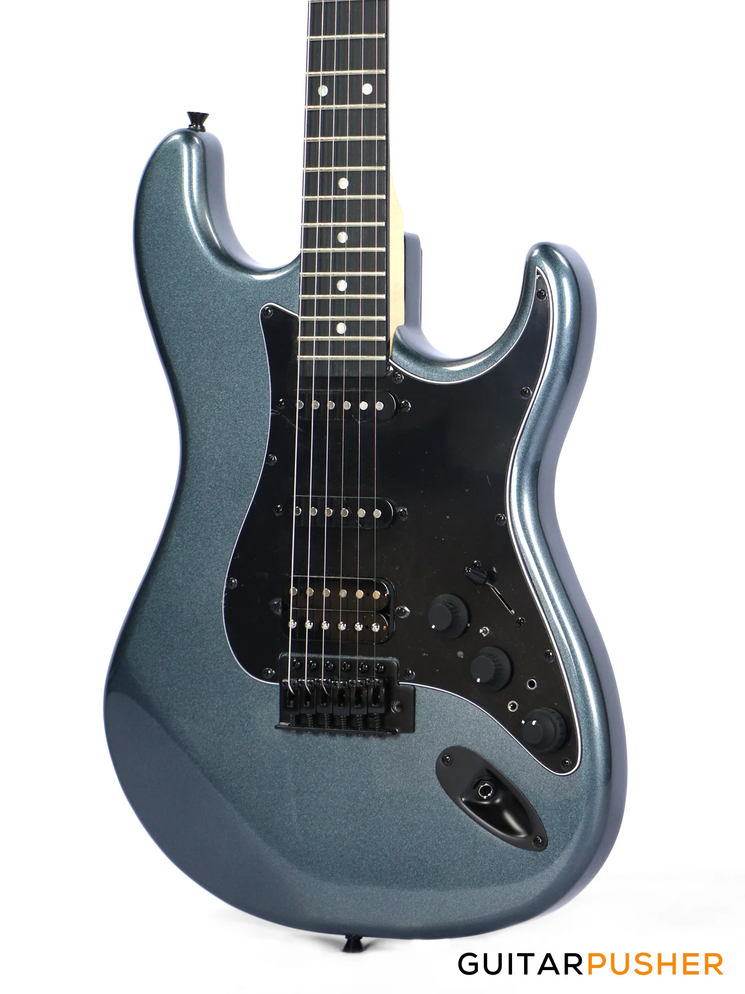 Tagima Sixmart S-Style Classic Series HSS Electric Guitar - Metallic Dark Silver - Image 4