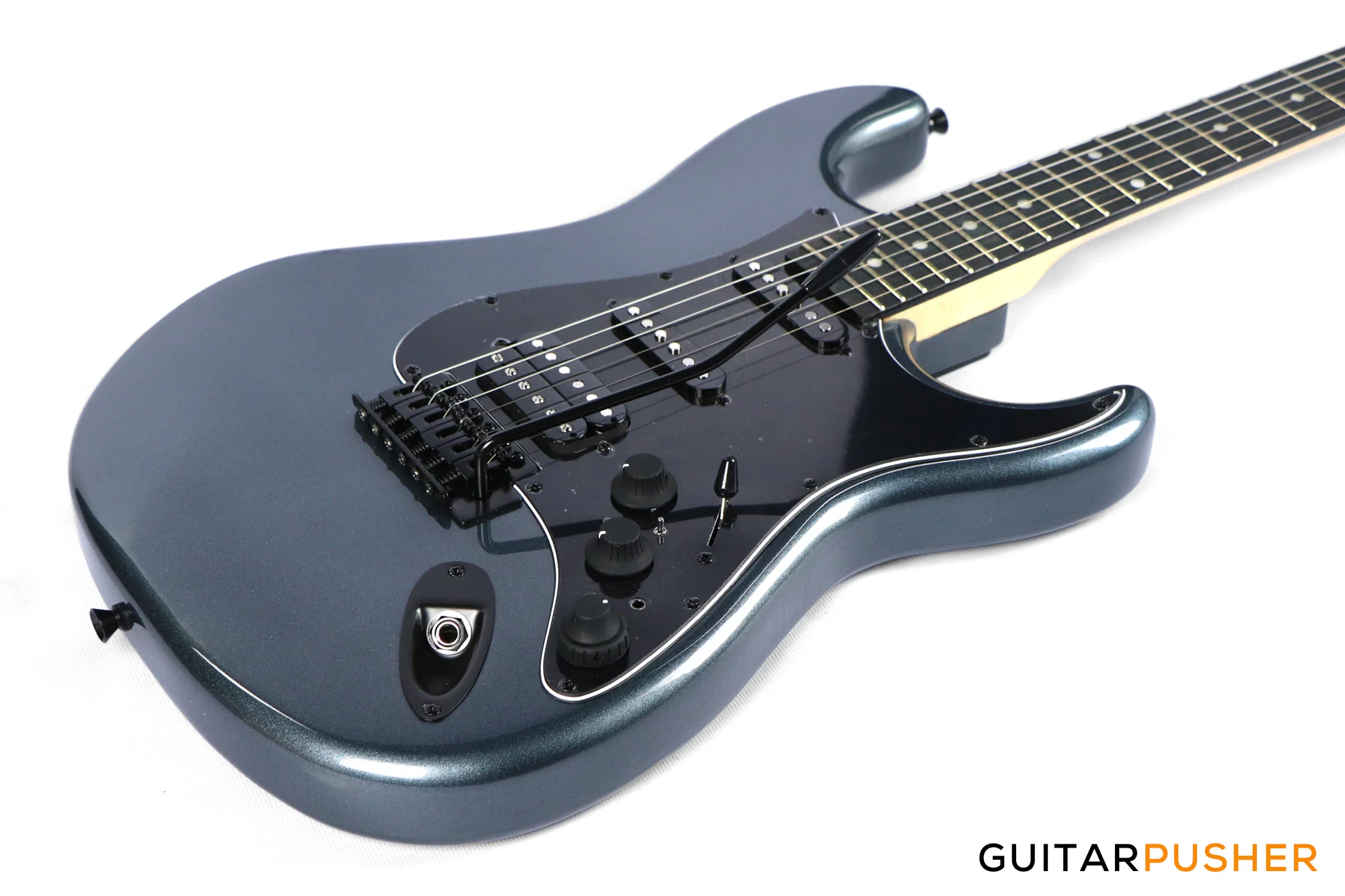 Tagima Sixmart S-Style Classic Series HSS Electric Guitar - Metallic Dark Silver - Image 6