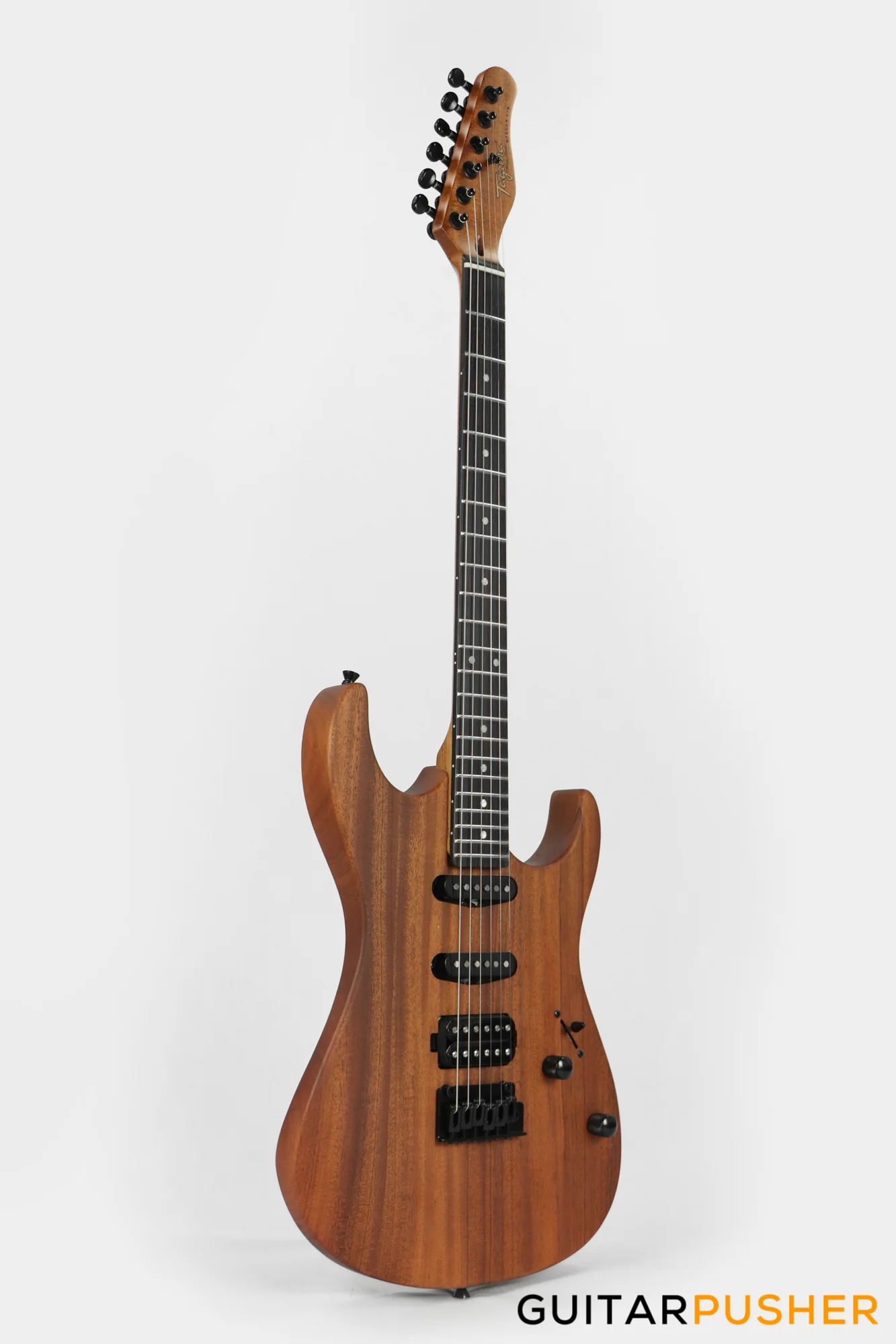 Tagima Stella NTM HSS S Style Electric Guitar (Natural) Rosewood Fingerboard - Image 4
