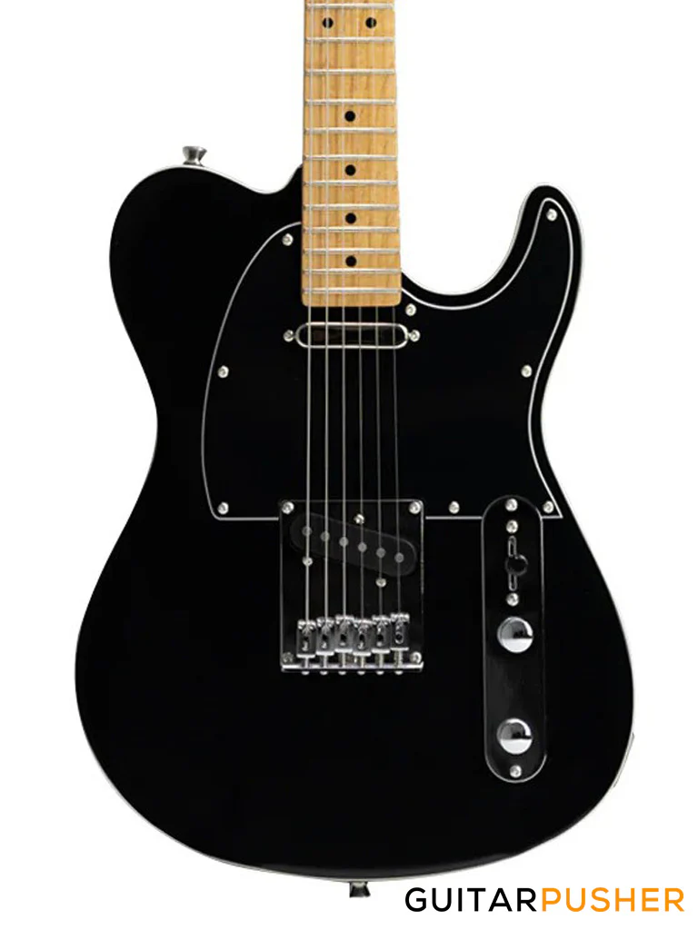 Tagima T-550 T-Style Electric Guitar (Maple Fingerboard/Black Pickguard) - Black