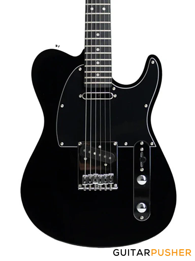 Tagima T-550 T-Style Electric Guitar (Techwood Fingerboard/Black Pickguard) - Black