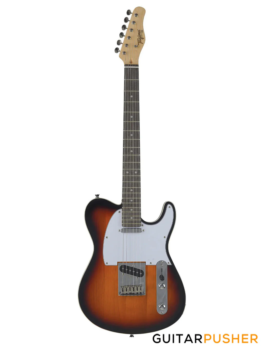 Tagima T-550 T-Style Electric Guitar (Techwood Fingerboard/White Pickguard) - Sunburst - Image 2