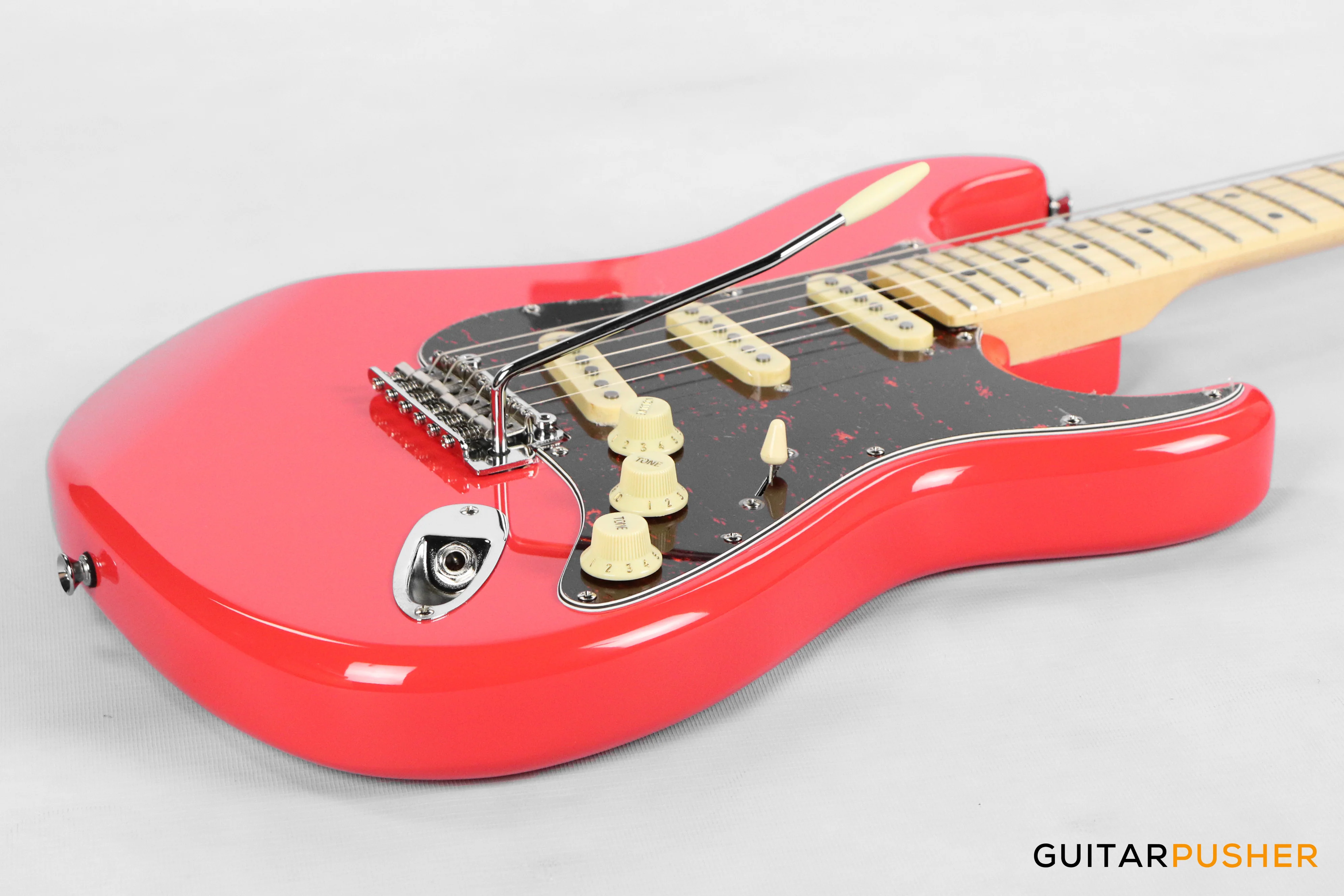 Tagima T-635 Stratocaster - Fiesta Red (Maple Fingerboard / Tortoise Pickguard) - Image 10