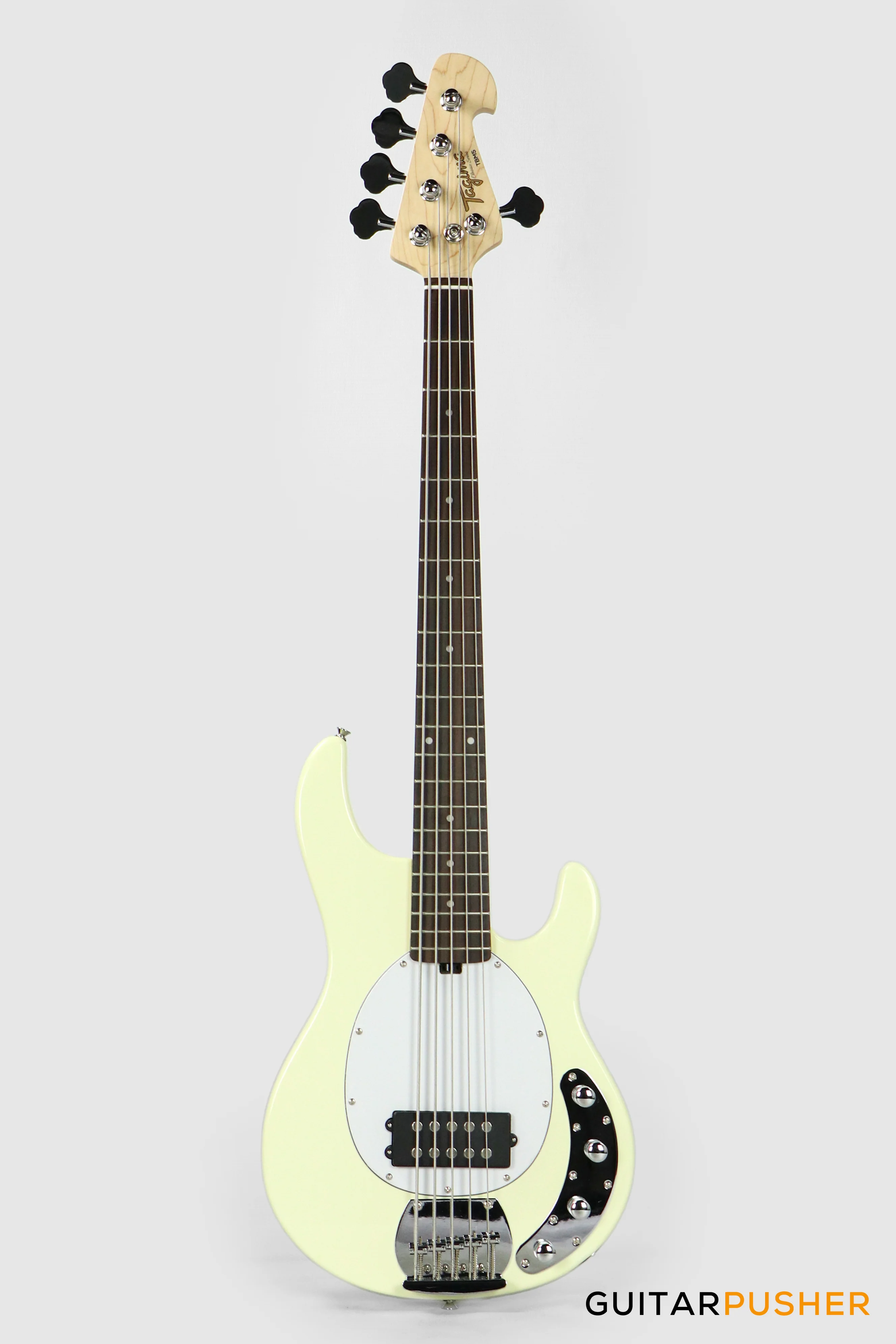 Tagima TBM-5 5-String Ray Active Bass - Olympic White - Image 2
