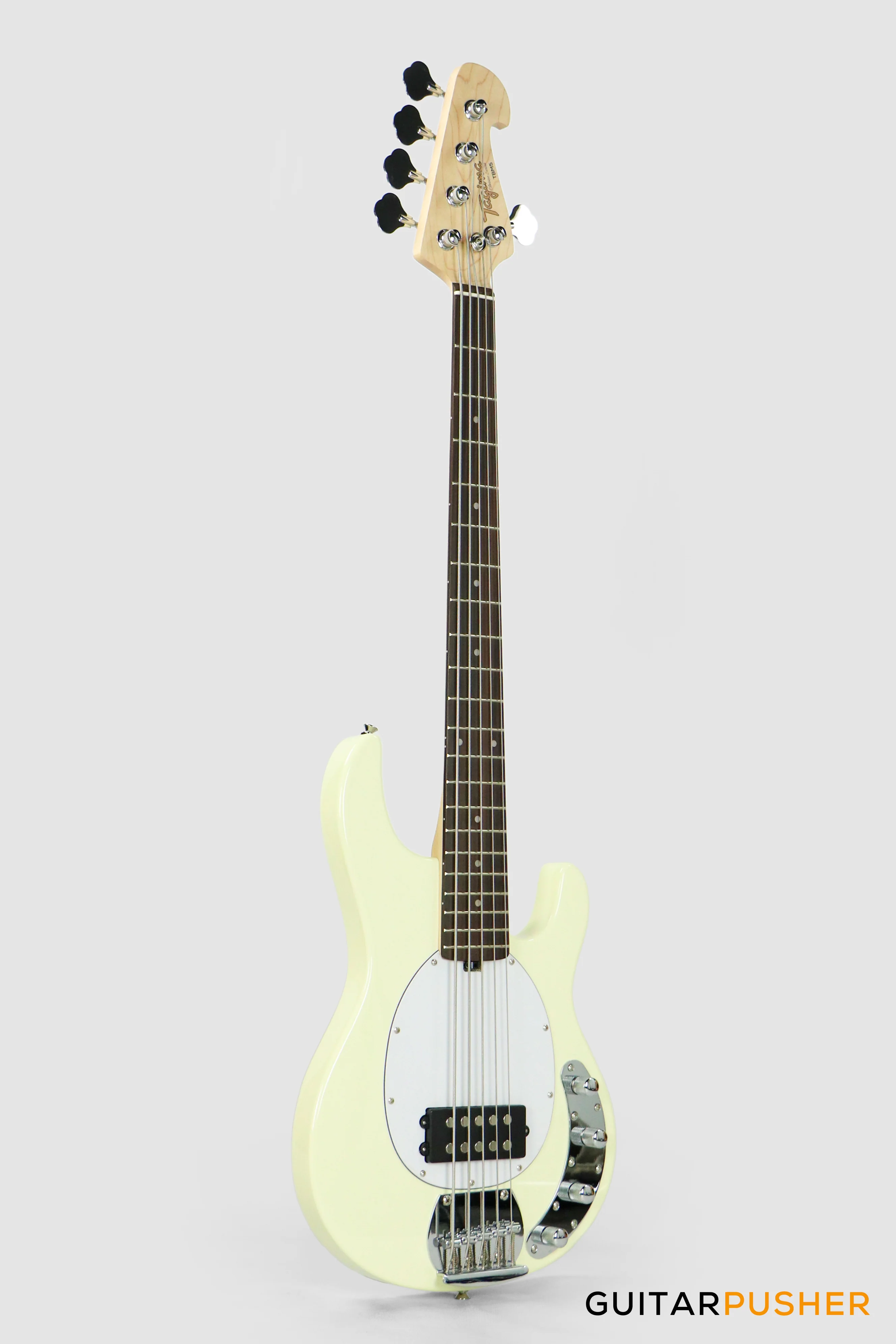 Tagima TBM-5 5-String Ray Active Bass - Olympic White - Image 3