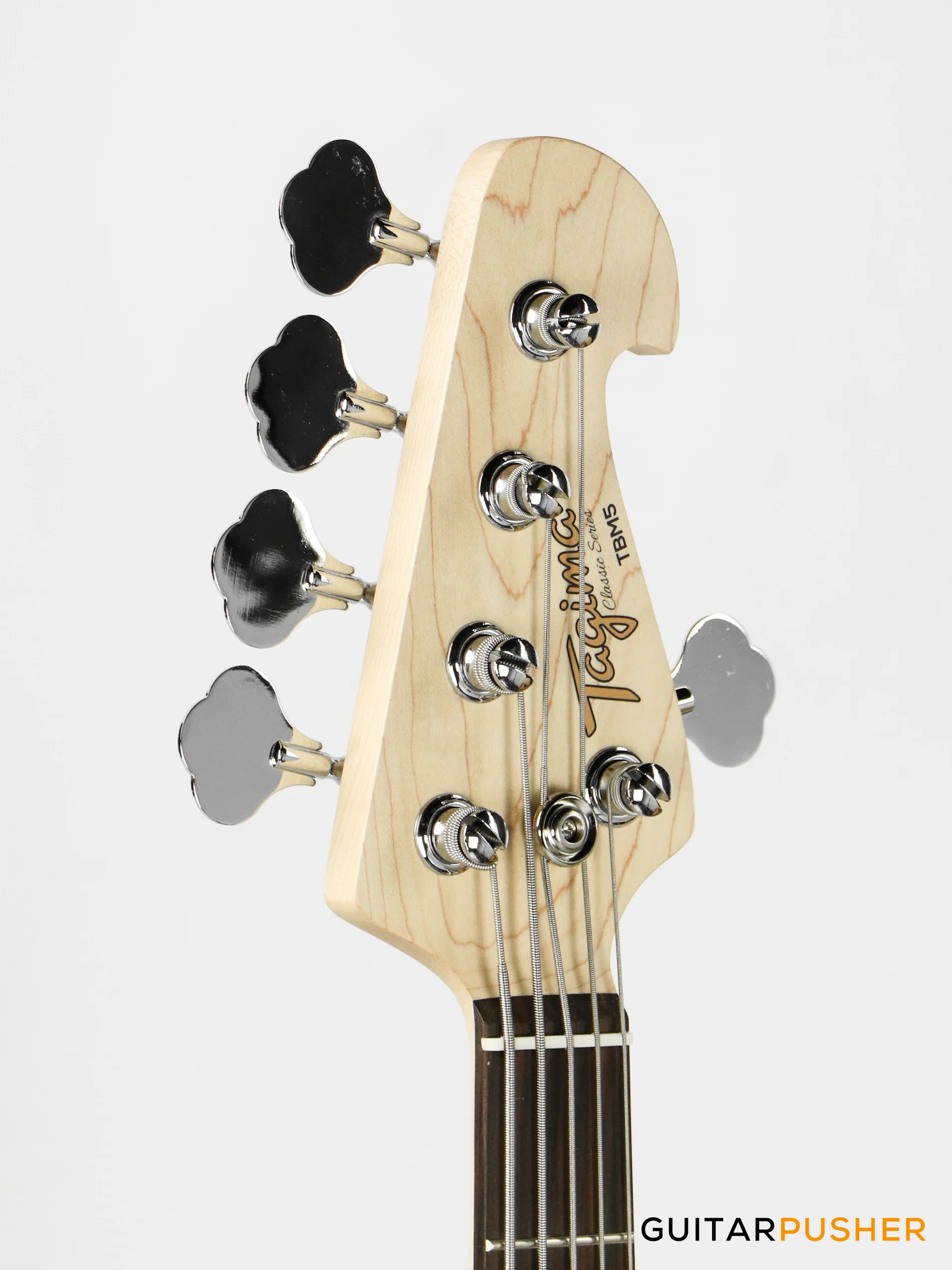 Tagima TBM-5 5-String Ray Active Bass - Olympic White - Image 5