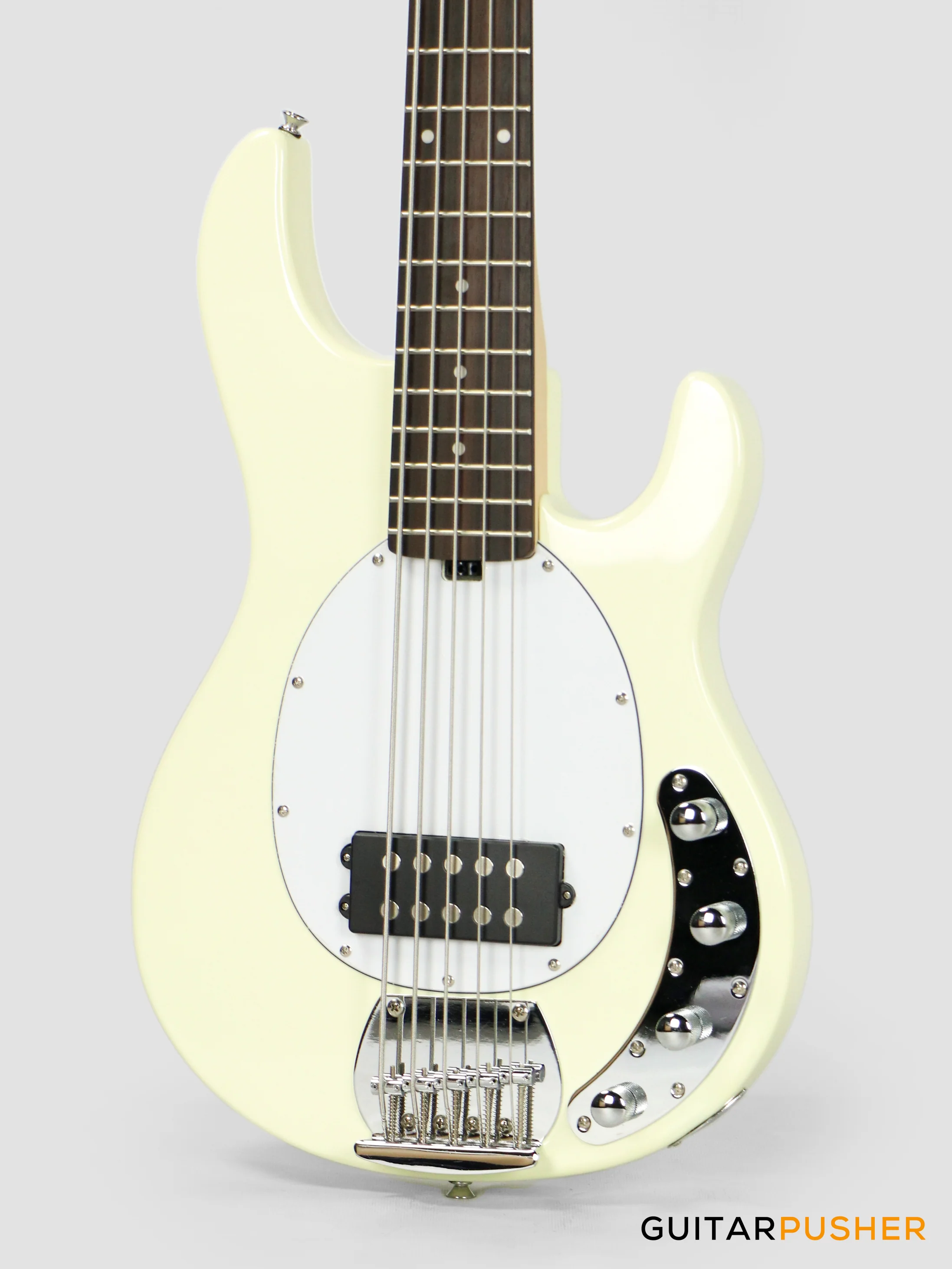 Tagima TBM-5 5-String Ray Active Bass - Olympic White - Image 8