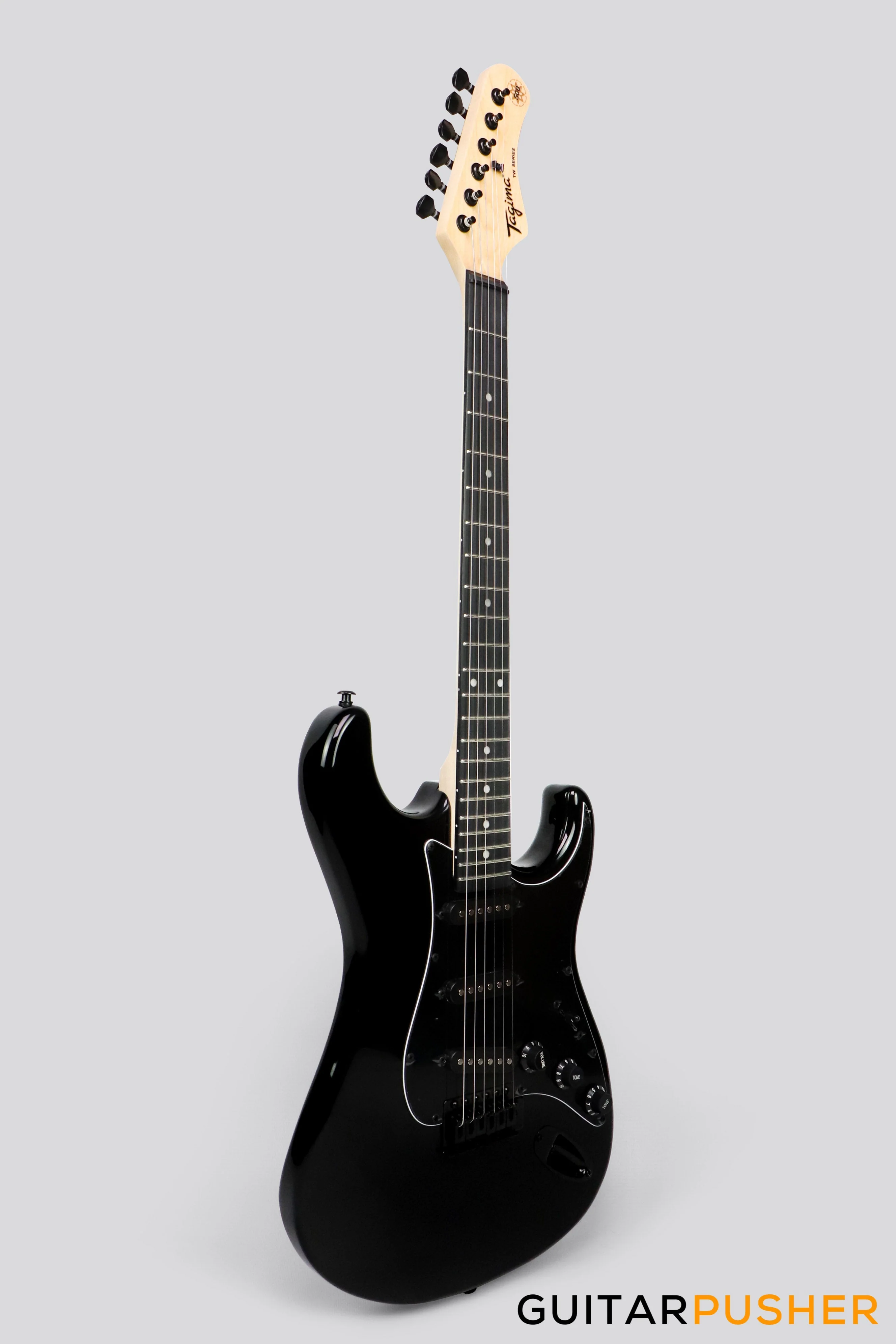 Tagima TG-500 S-Style Woodstock Series - Black - Image 2