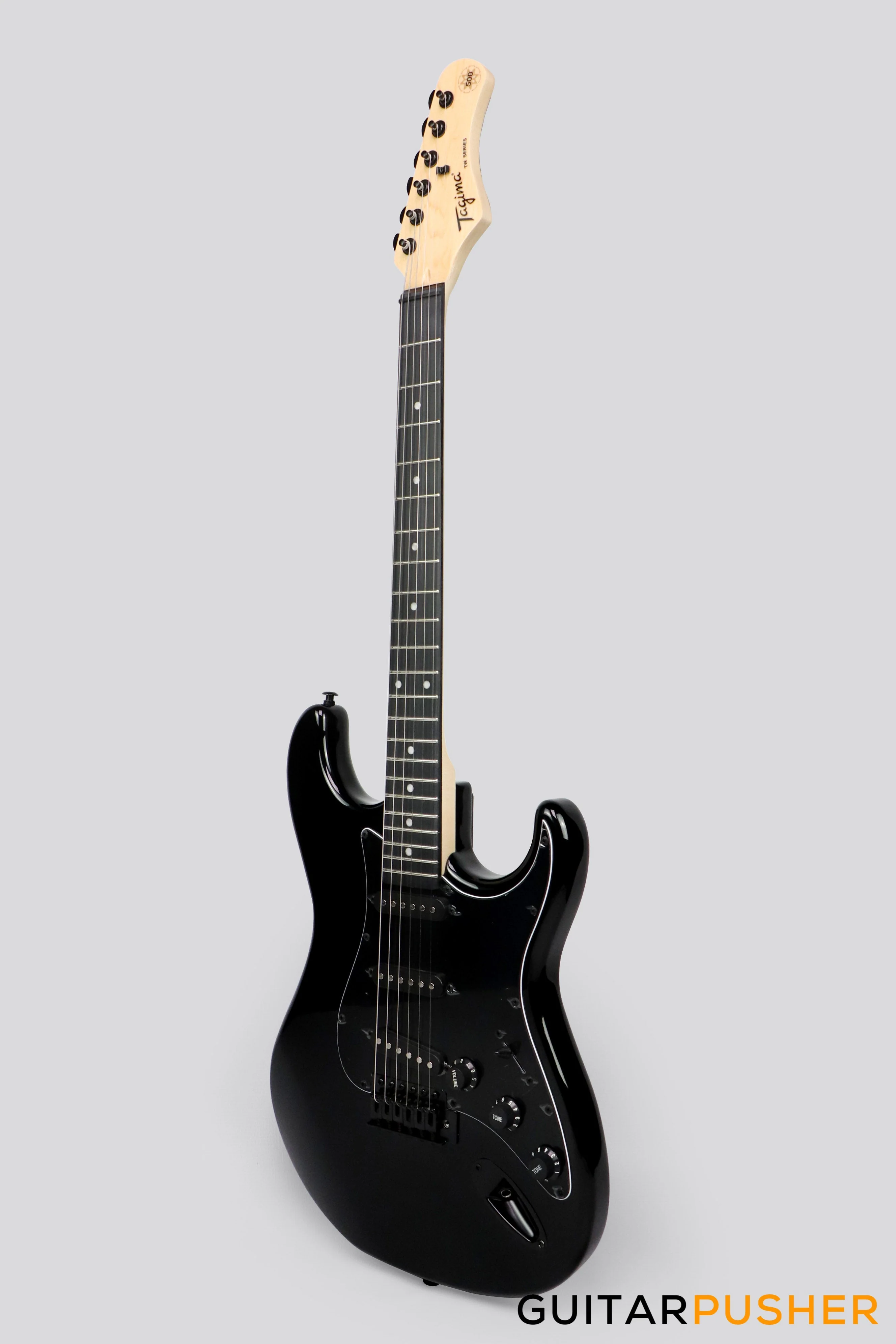 Tagima TG-500 S-Style Woodstock Series - Black - Image 3