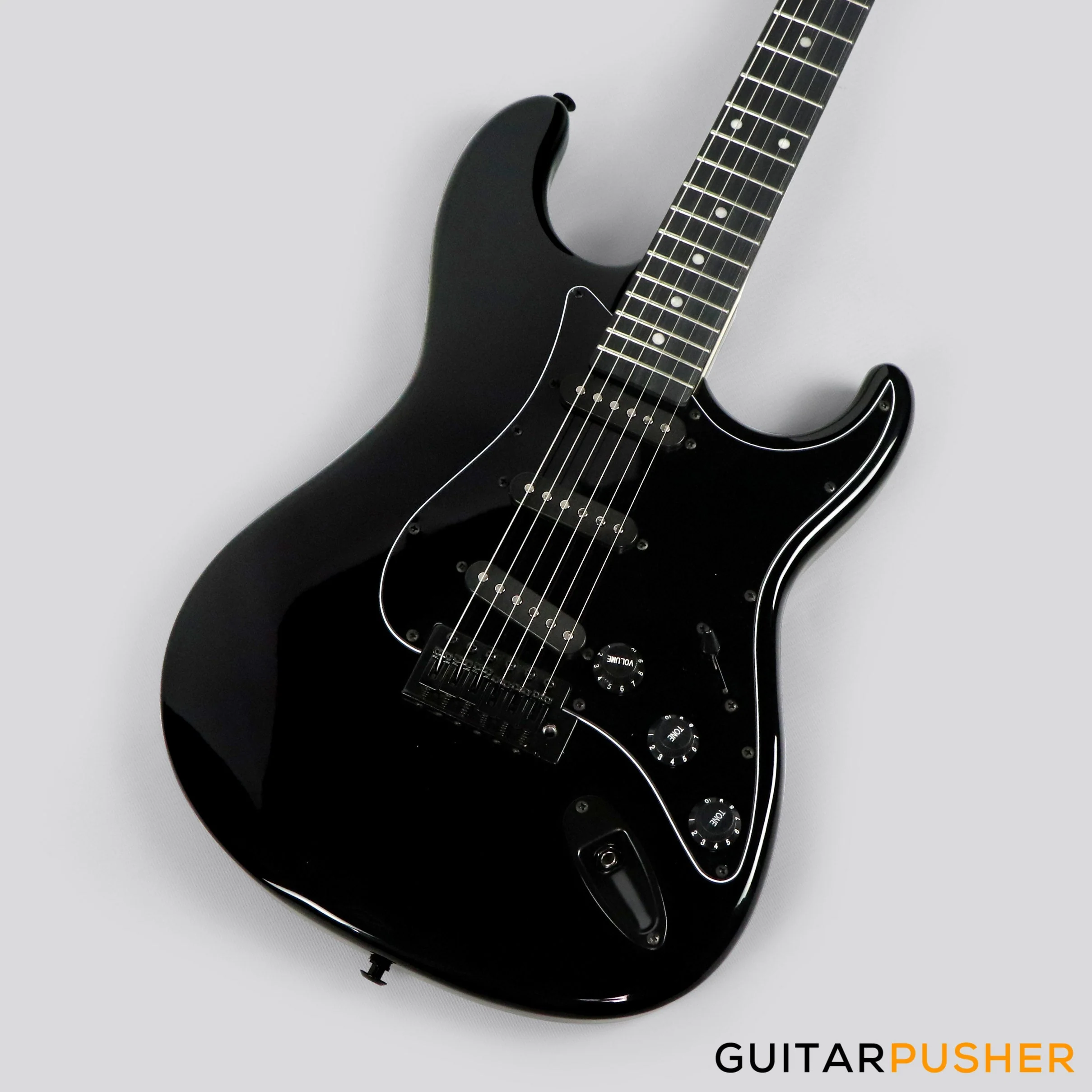 Tagima TG-500 S-Style Woodstock Series - Black - Image 5