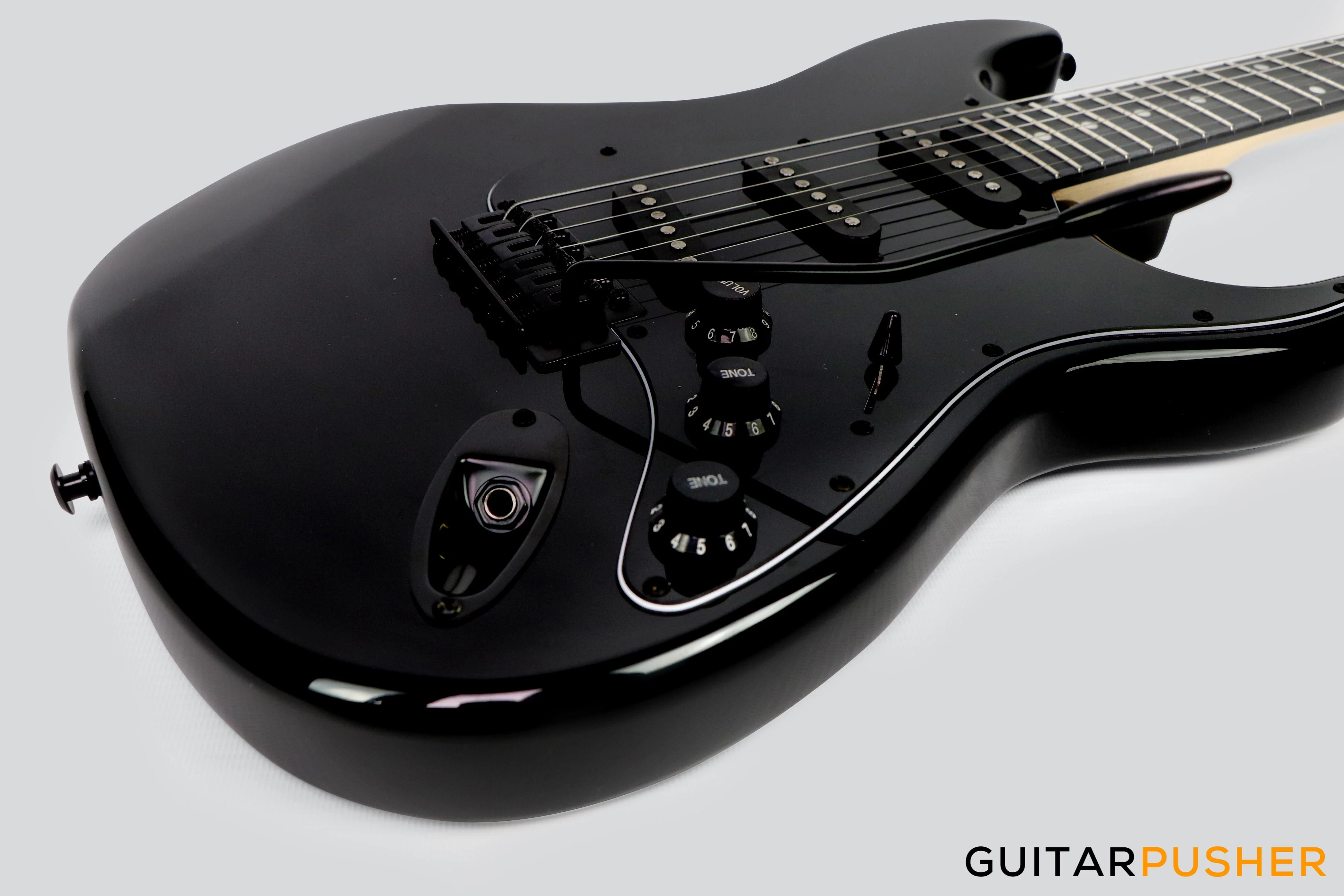 Tagima TG-500 S-Style Woodstock Series - Black - Image 6