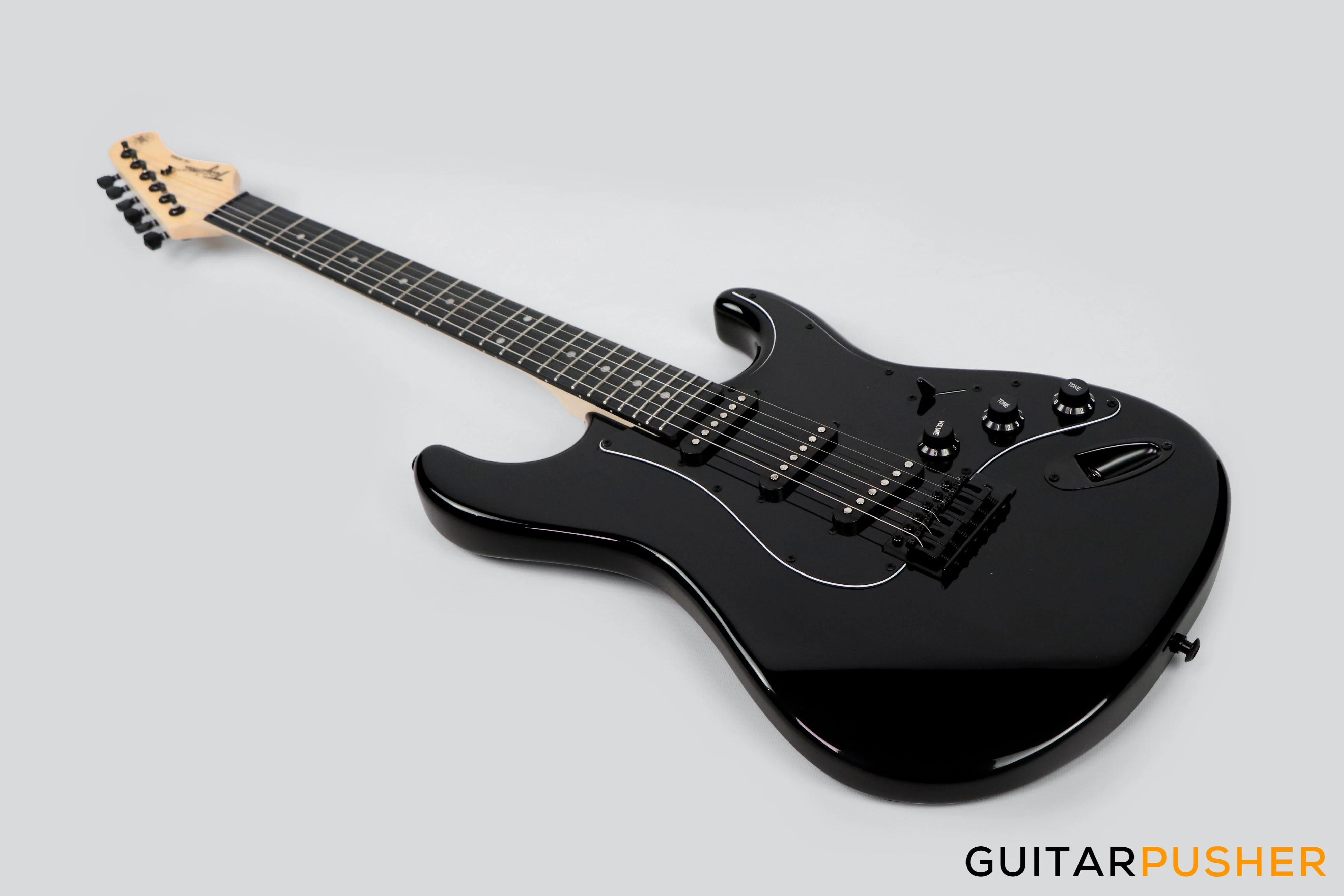 Tagima TG-500 S-Style Woodstock Series - Black - Image 7