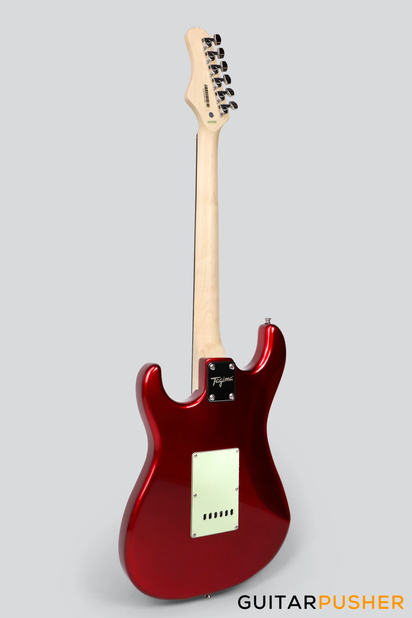 Tagima TG-500 S-Style Woodstock Series - Candy Apple Red - Image 4