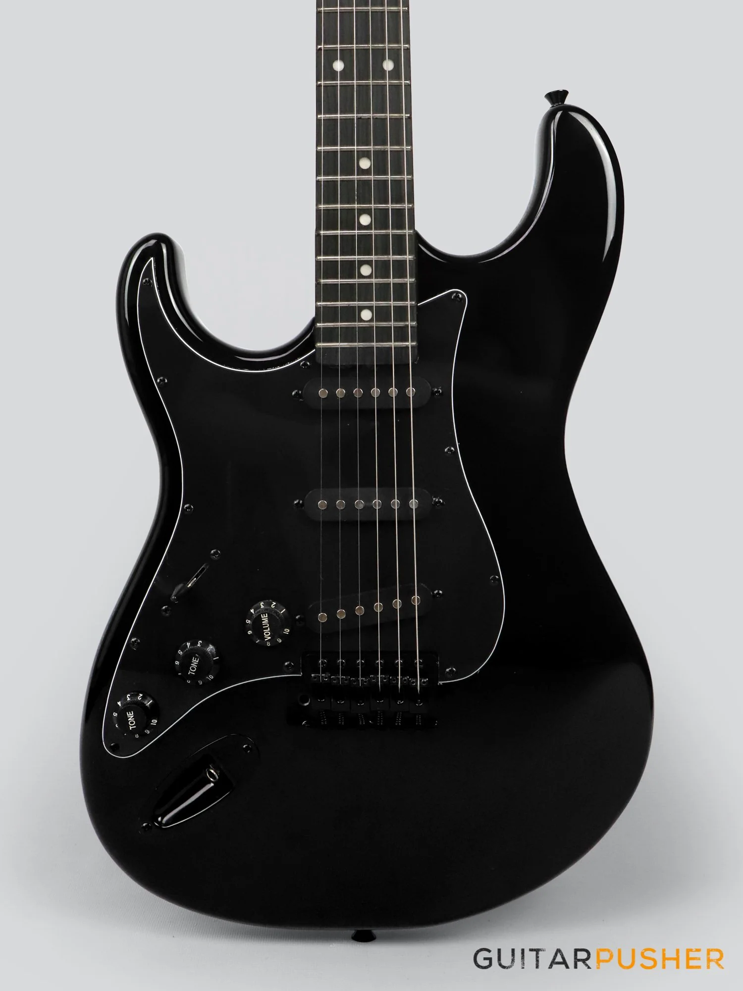 Tagima TG-500 S-Style Woodstock Series LEFT HAND - Black