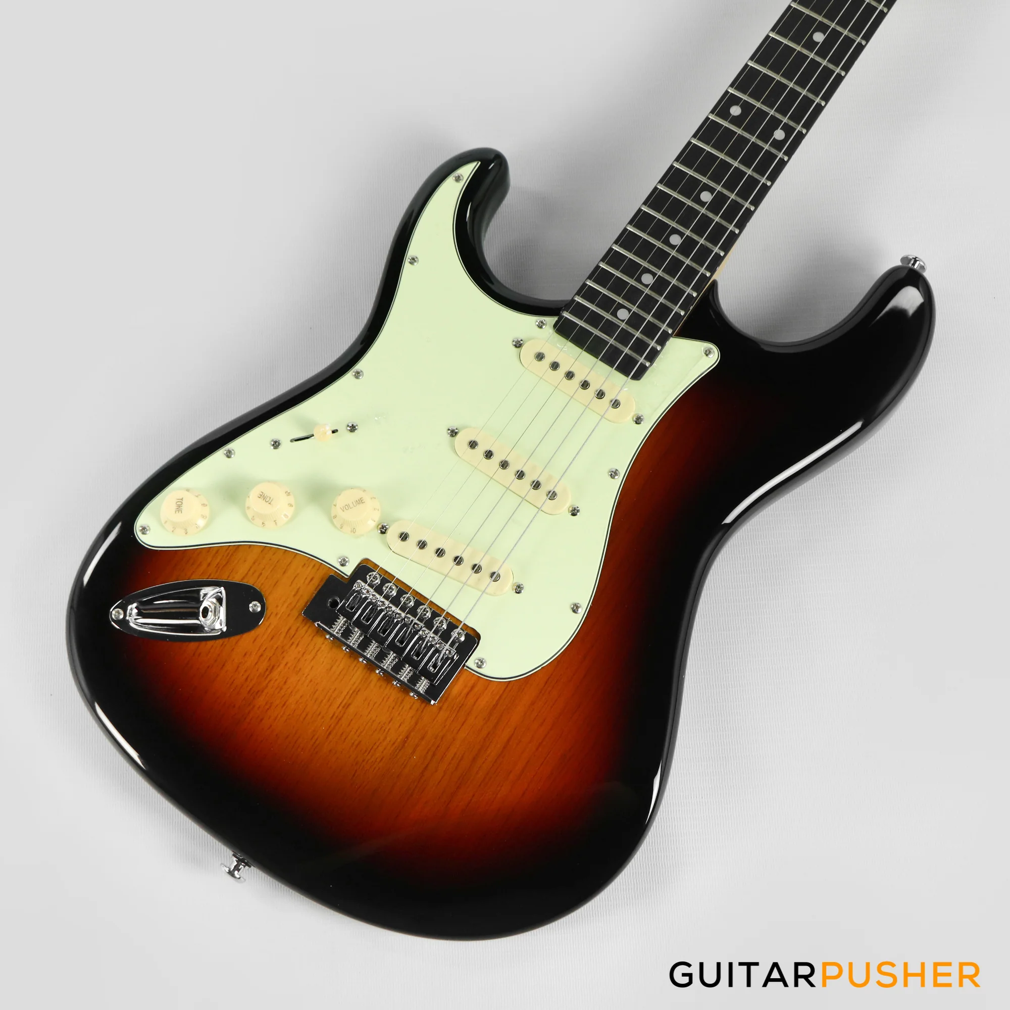 Tagima TG-500 S-Style Woodstock Series LEFT HAND - Sunburst - Image 2
