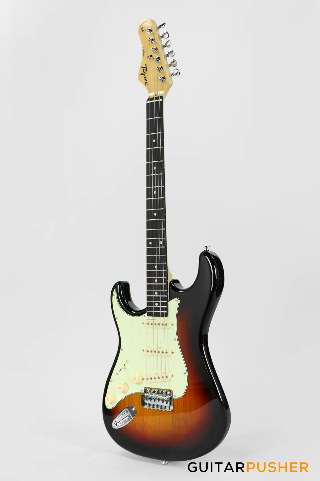Tagima TG-500 S-Style Woodstock Series LEFT HAND - Sunburst - Image 6