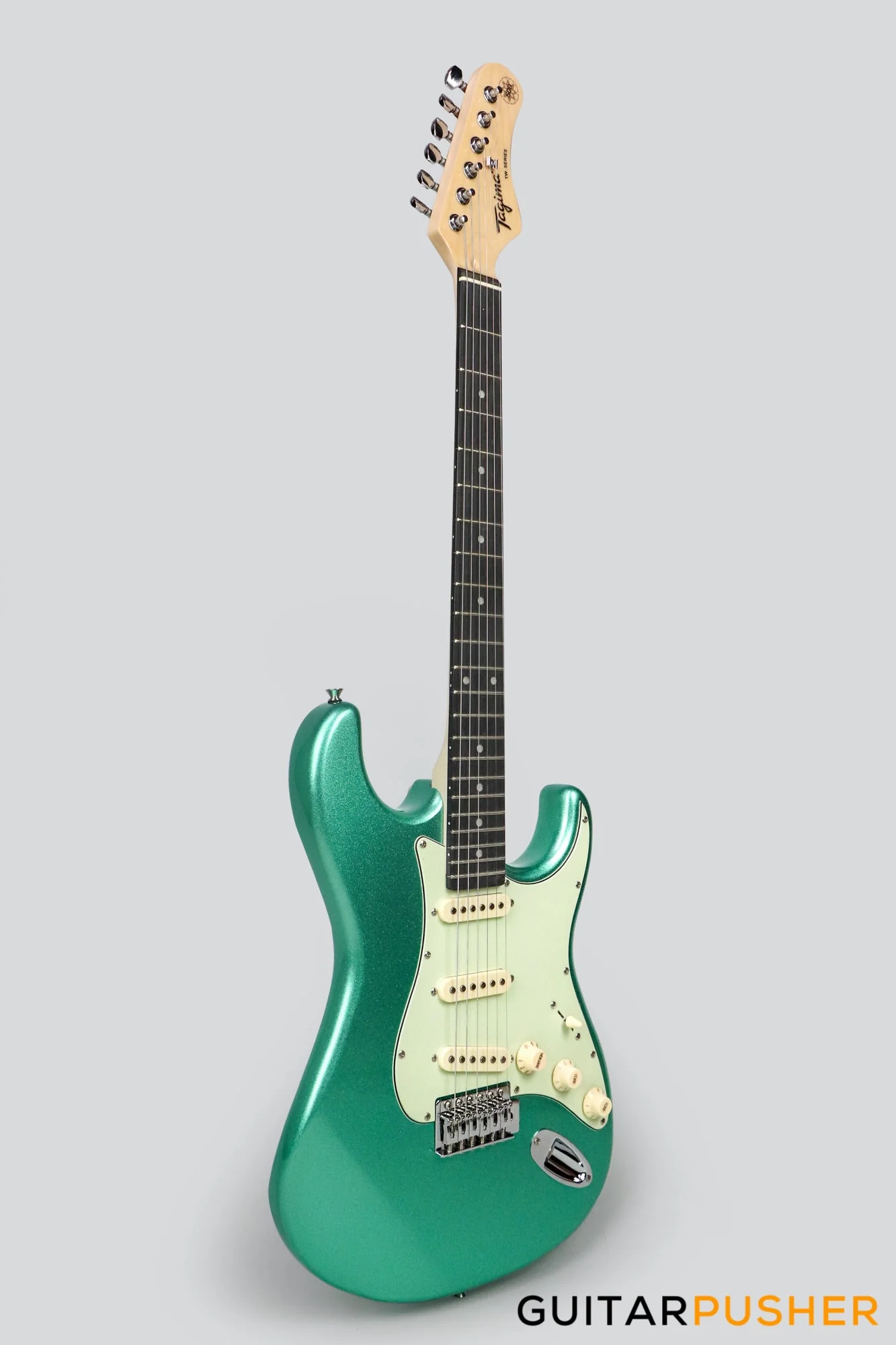 Tagima TG-500 S-Style Woodstock Series - Metallic Surf Green - Image 2