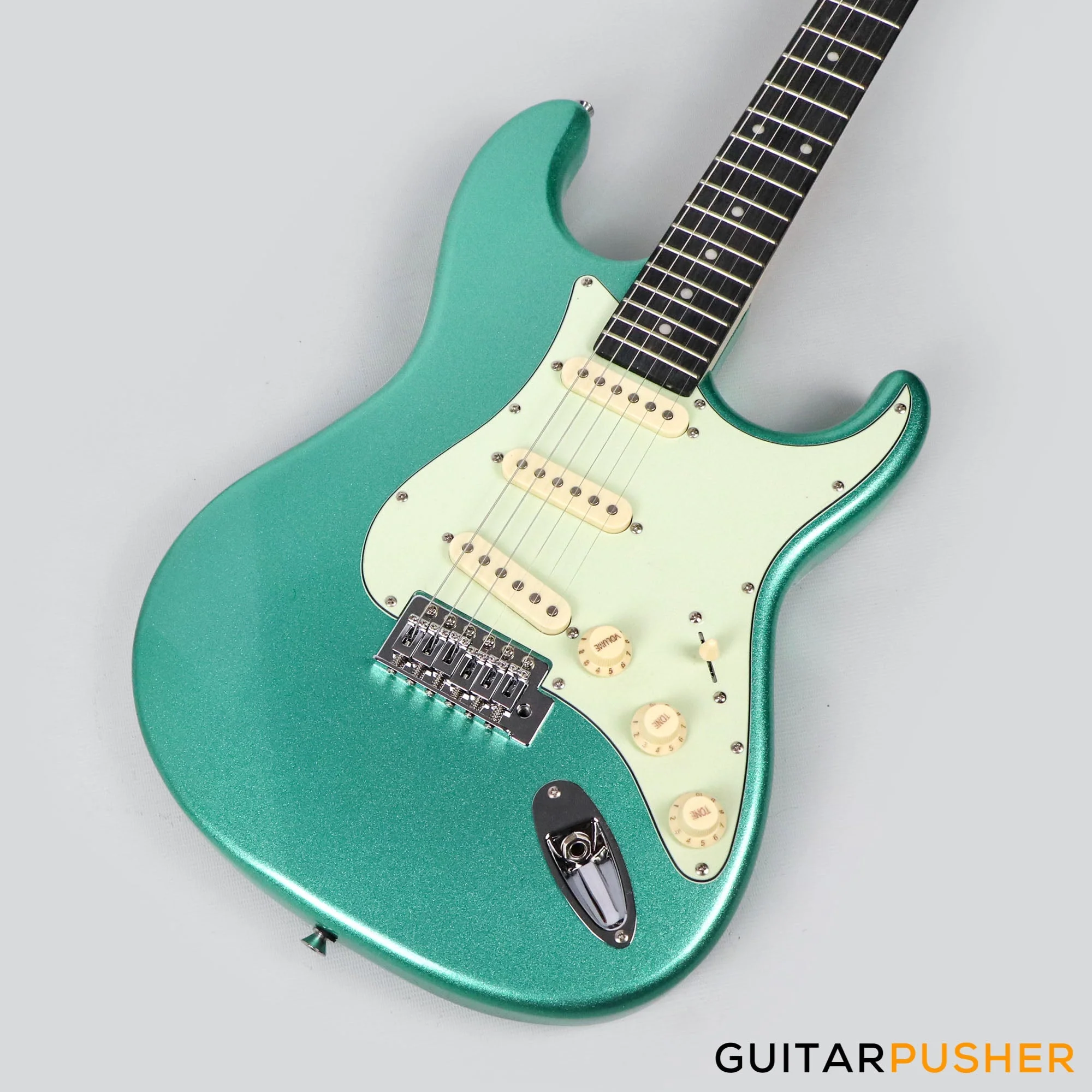 Tagima TG-500 S-Style Woodstock Series - Metallic Surf Green - Image 3