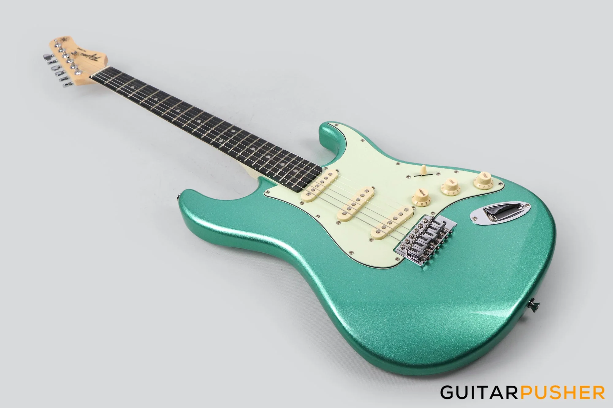 Tagima TG-500 S-Style Woodstock Series - Metallic Surf Green - Image 5