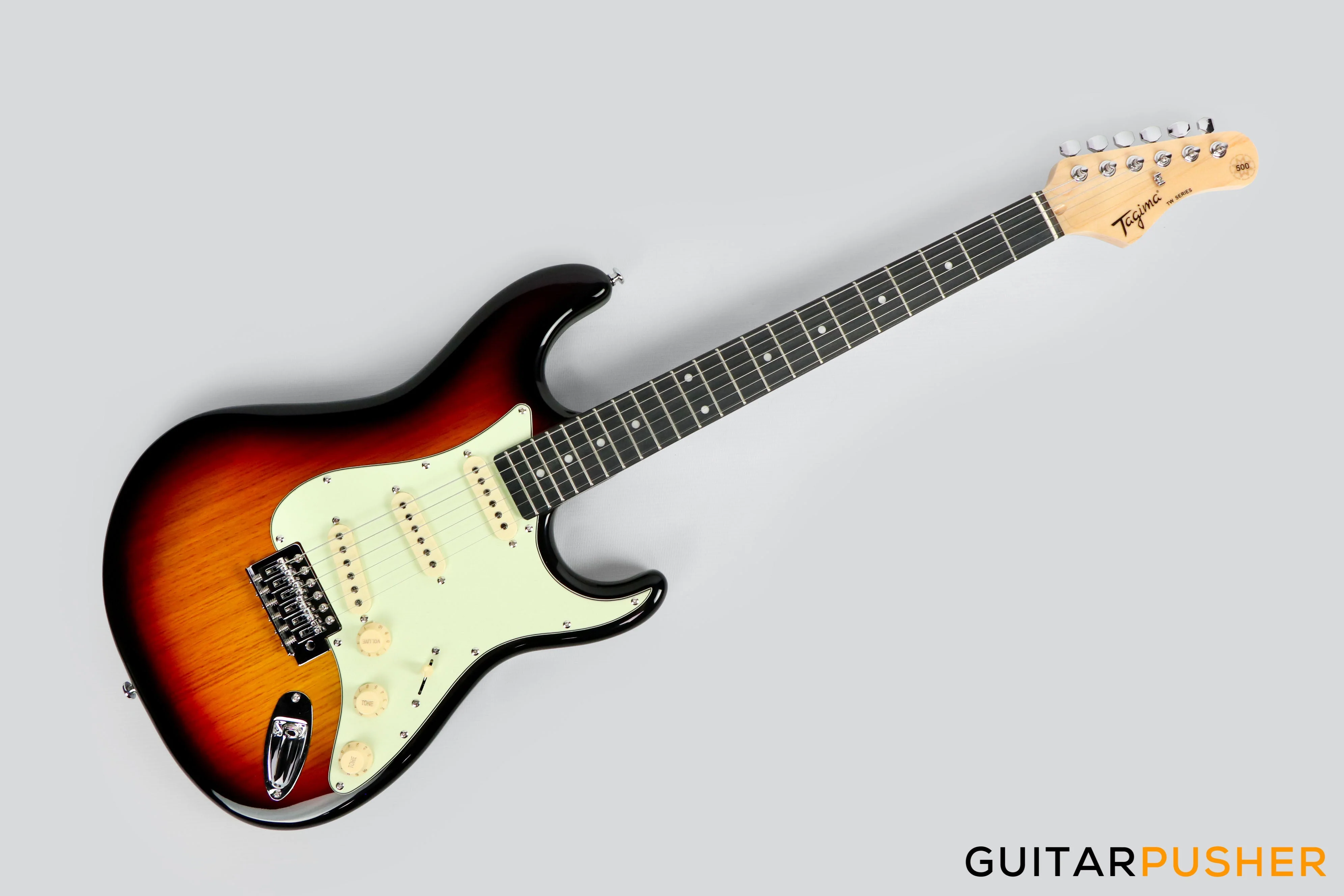 Tagima TG-500 S-Style Woodstock Series - Sunburst - Image 3