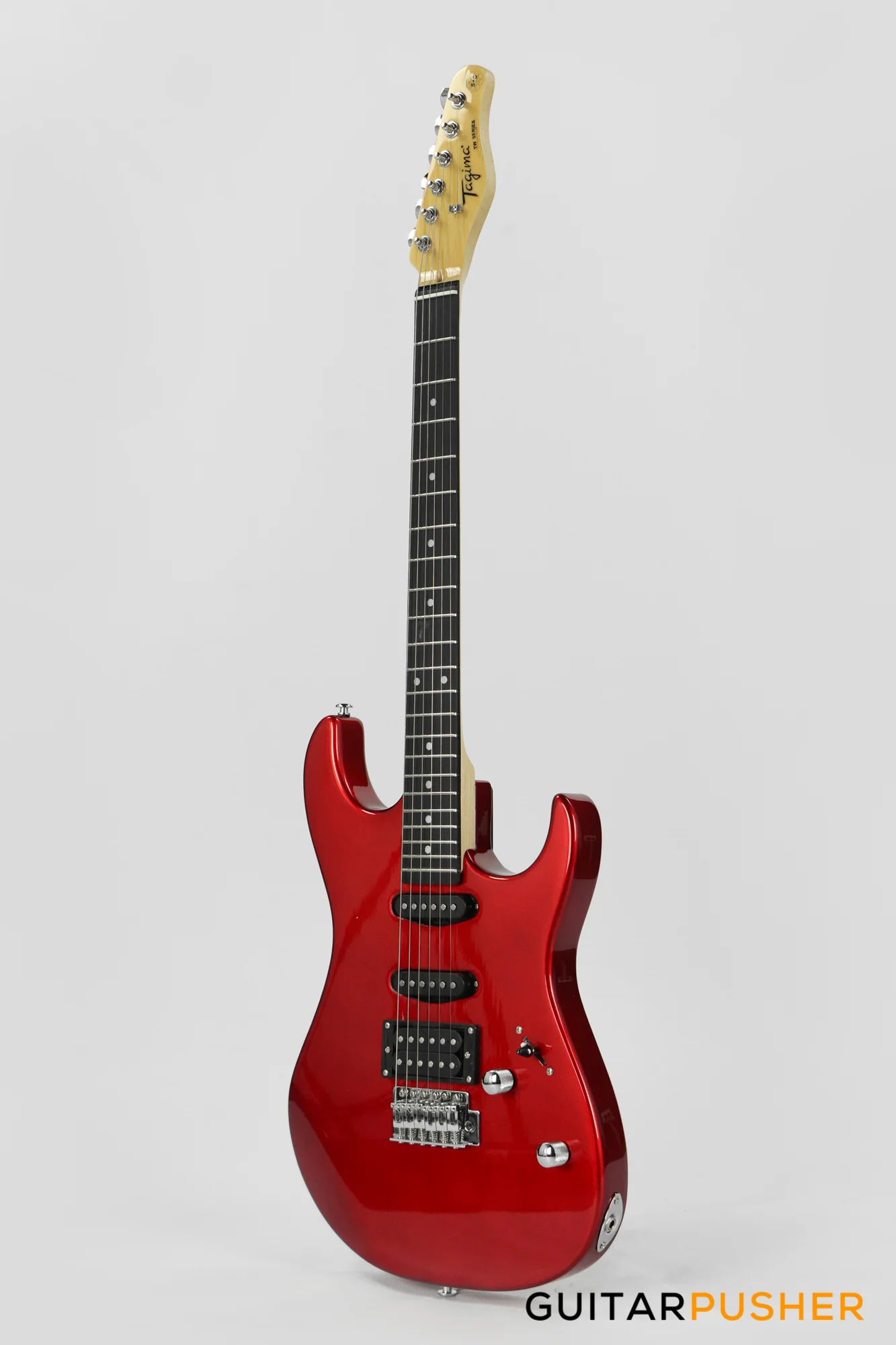 Tagima TG-510 HSS Woodstock Series - Candy Apple Red - Image 10