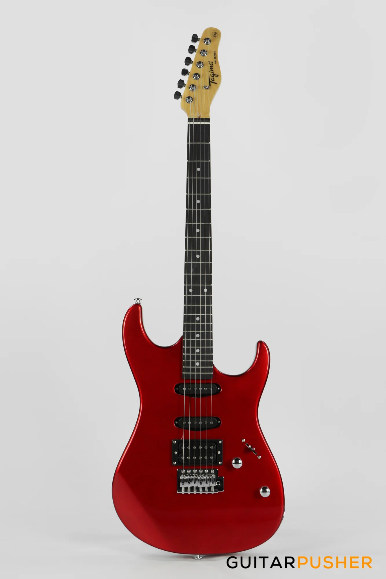 Tagima TG-510 HSS Woodstock Series - Candy Apple Red - Image 2