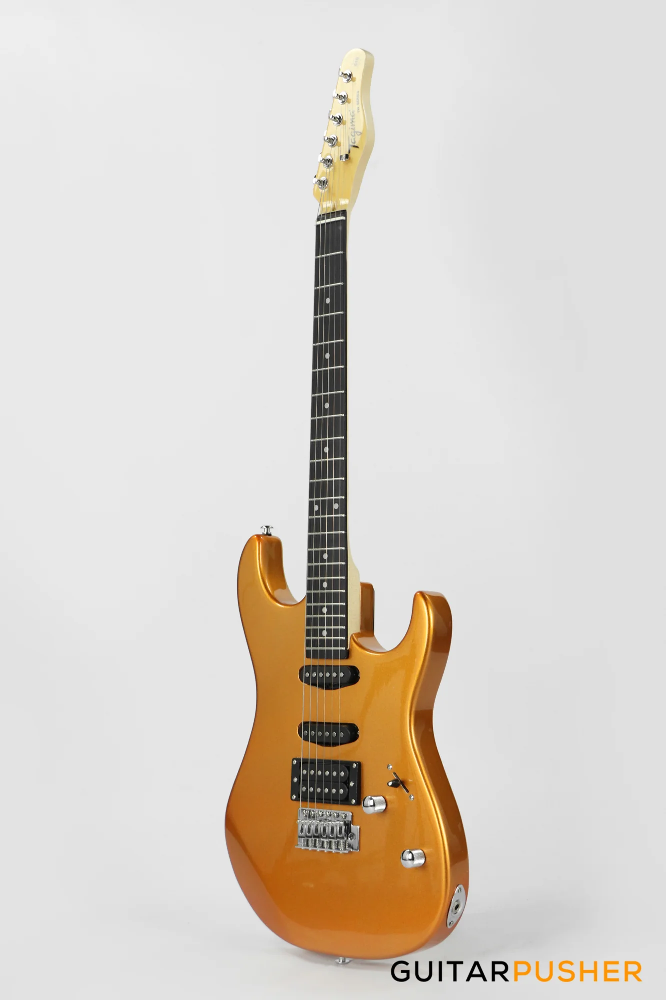 Tagima TG-510 HSS Woodstock Series - Metallic Gold Yellow - Image 5