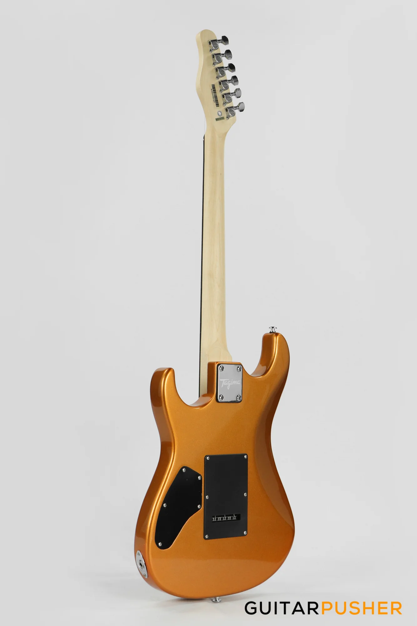 Tagima TG-510 HSS Woodstock Series - Metallic Gold Yellow - Image 7