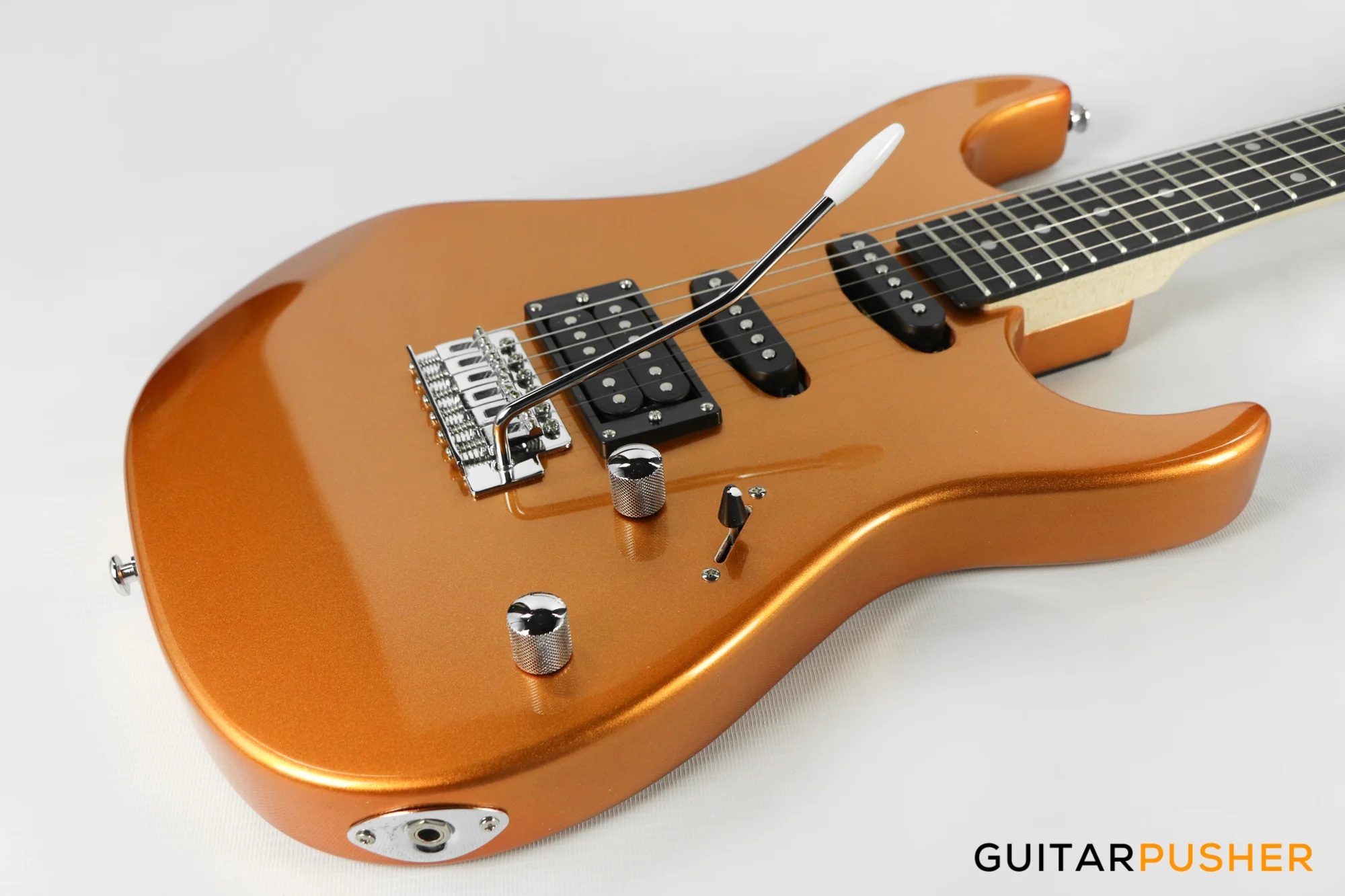Tagima TG-510 HSS Woodstock Series - Metallic Gold Yellow - Image 9